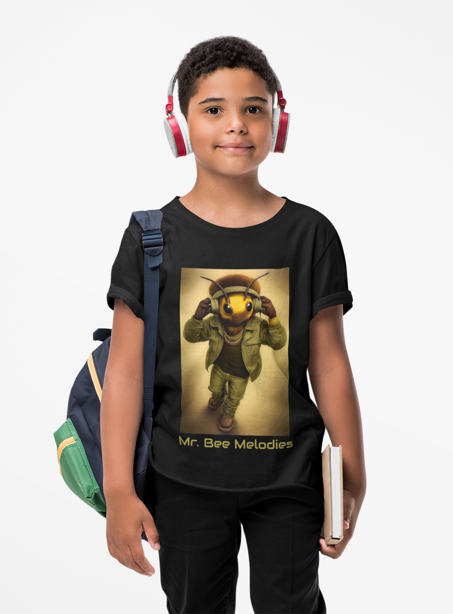Mr. Bee Melodies™ Graphic T-Shirt | Brooklyn to Ohio Apparel™ | Urban Streetwear Tee product thumbnail image