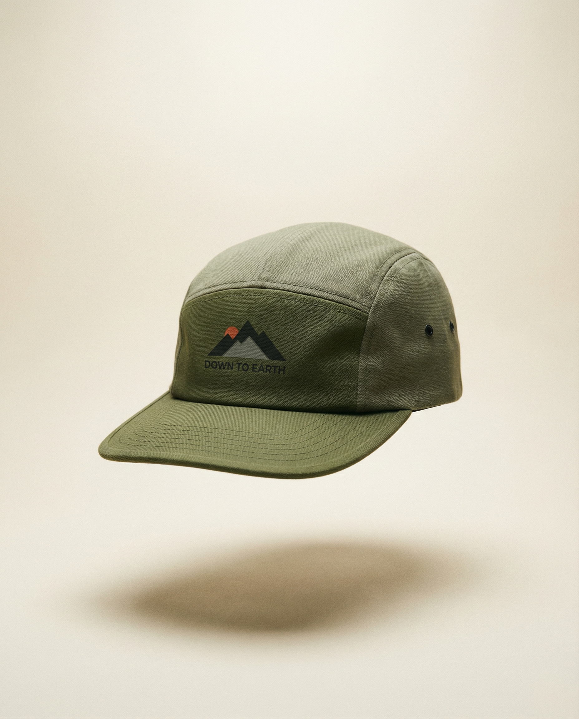 Down to Earth Mountain Sun Logo Cap β Two-Tone Nylon ποΈ product thumbnail image Down to Earth Mountain Sun Logo Cap β Two-Tone Nylon ποΈ product thumbnail image