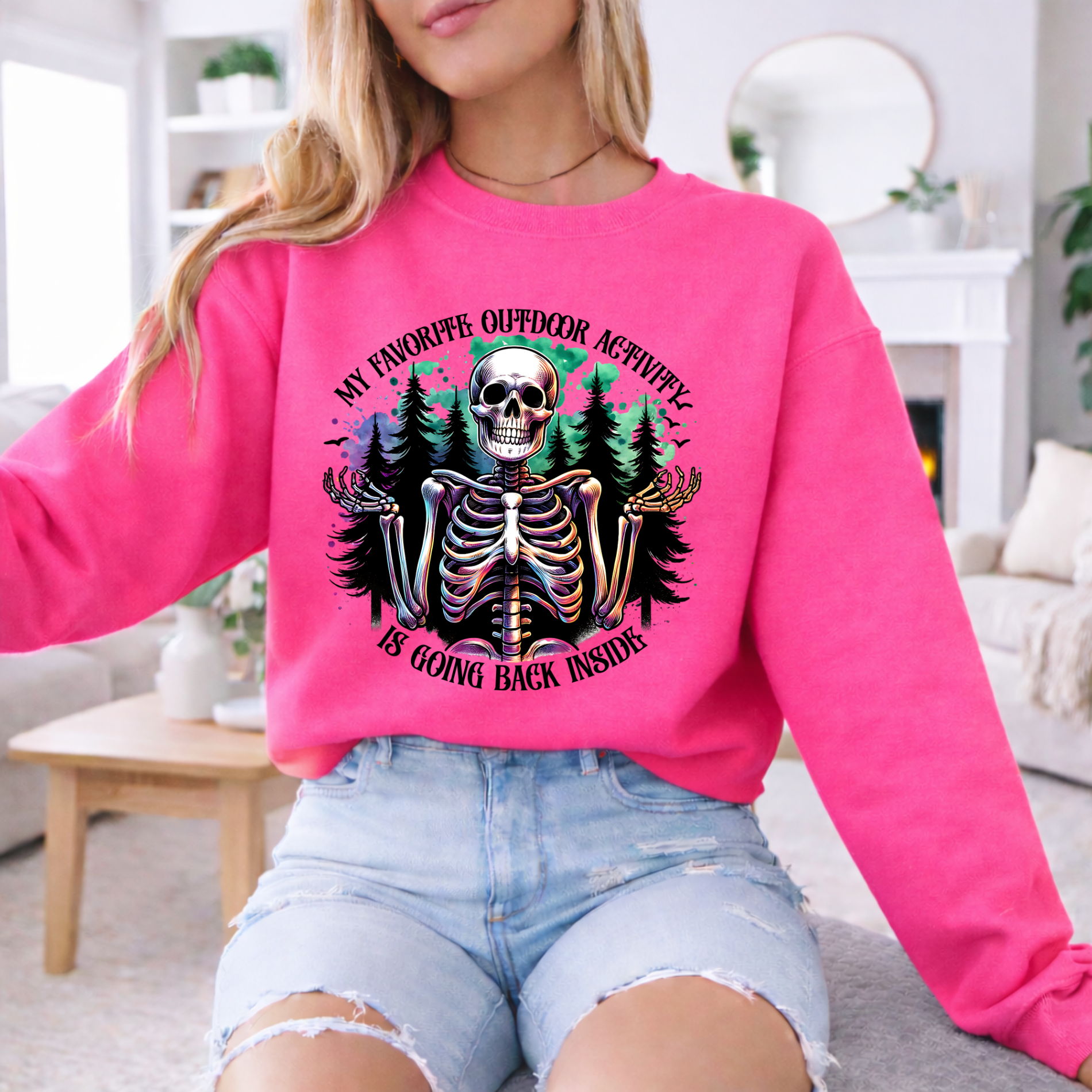 Skeleton Forest Sweatshirt product thumbnail image