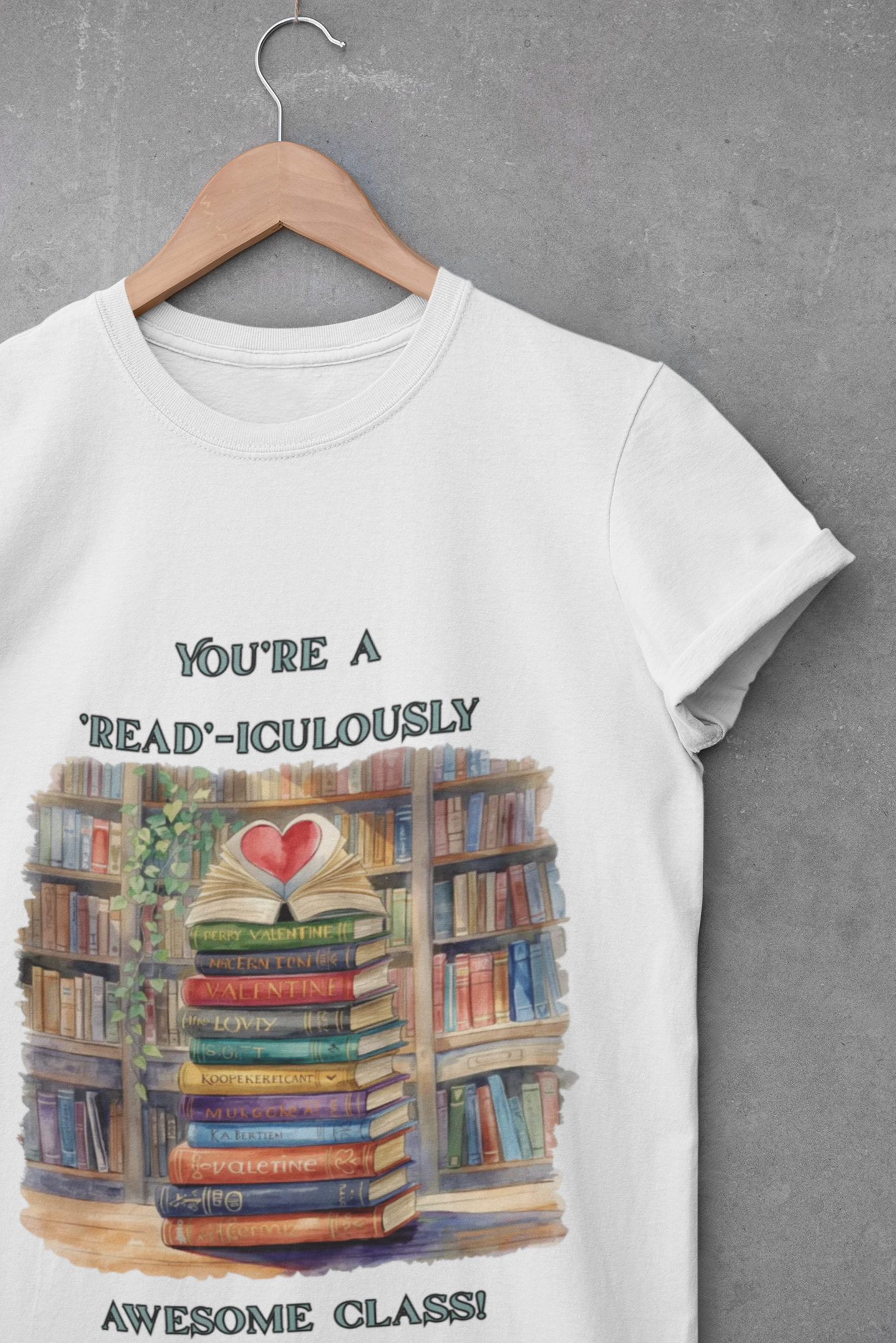 Read-iculously Awesome Class - Book Lover/Reading Teacher T-Shirt product thumbnail image Read-iculously Awesome Class - Book Lover/Reading Teacher T-Shirt product thumbnail image