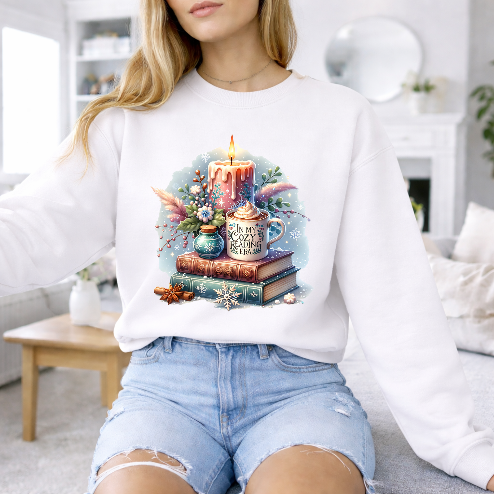 Winter Bookish Sweatshirt product thumbnail image