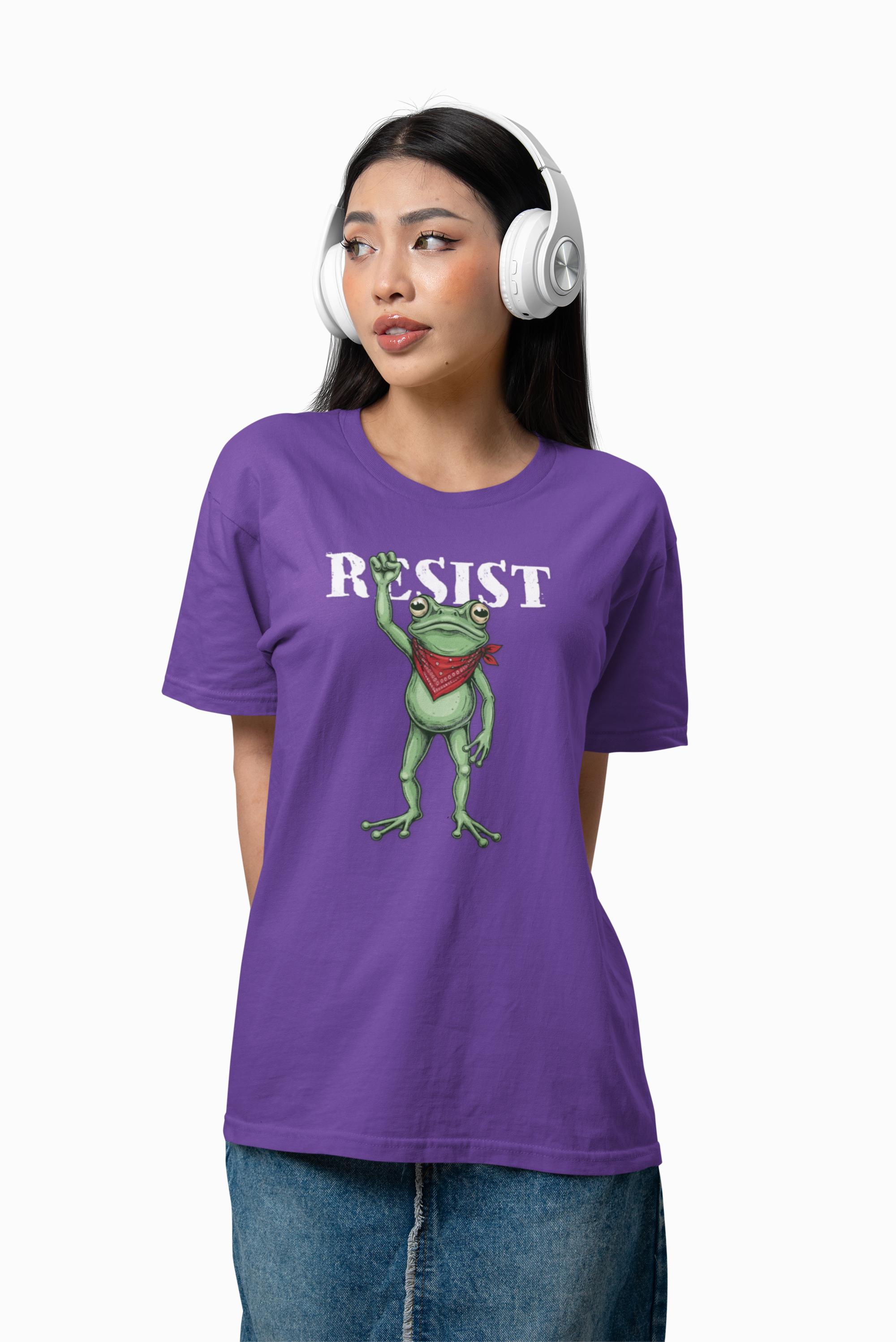 Resist Frog T-Shirt — Political Protest Graphic Tee product thumbnail image Resist Frog T-Shirt — Political Protest Graphic Tee product thumbnail image