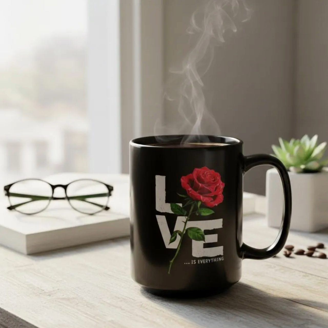 Red Rose LOVE Mug Red Rose LOVE Mug