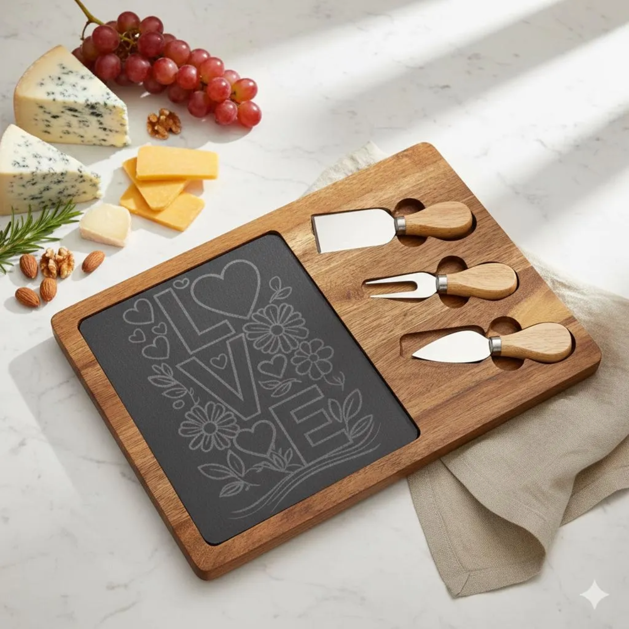 Engraved Charcuterie Board Engraved Charcuterie Board