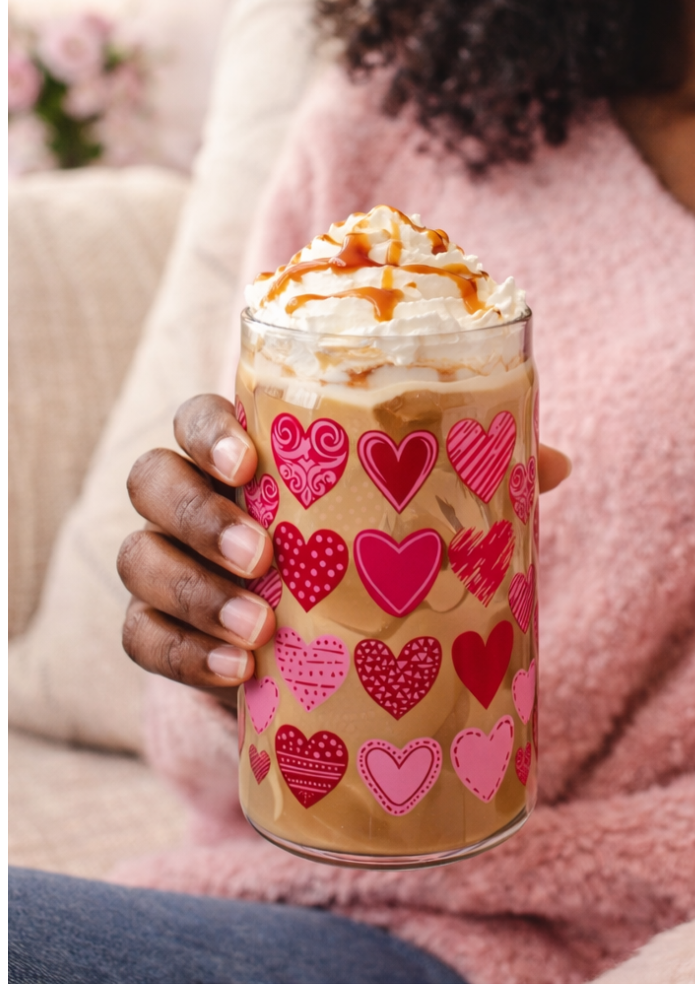Valentine’s Day Loving Cup — 16oz Sipper Glass (She Loves You) product thumbnail image Valentine’s Day Loving Cup — 16oz Sipper Glass (She Loves You) product thumbnail image