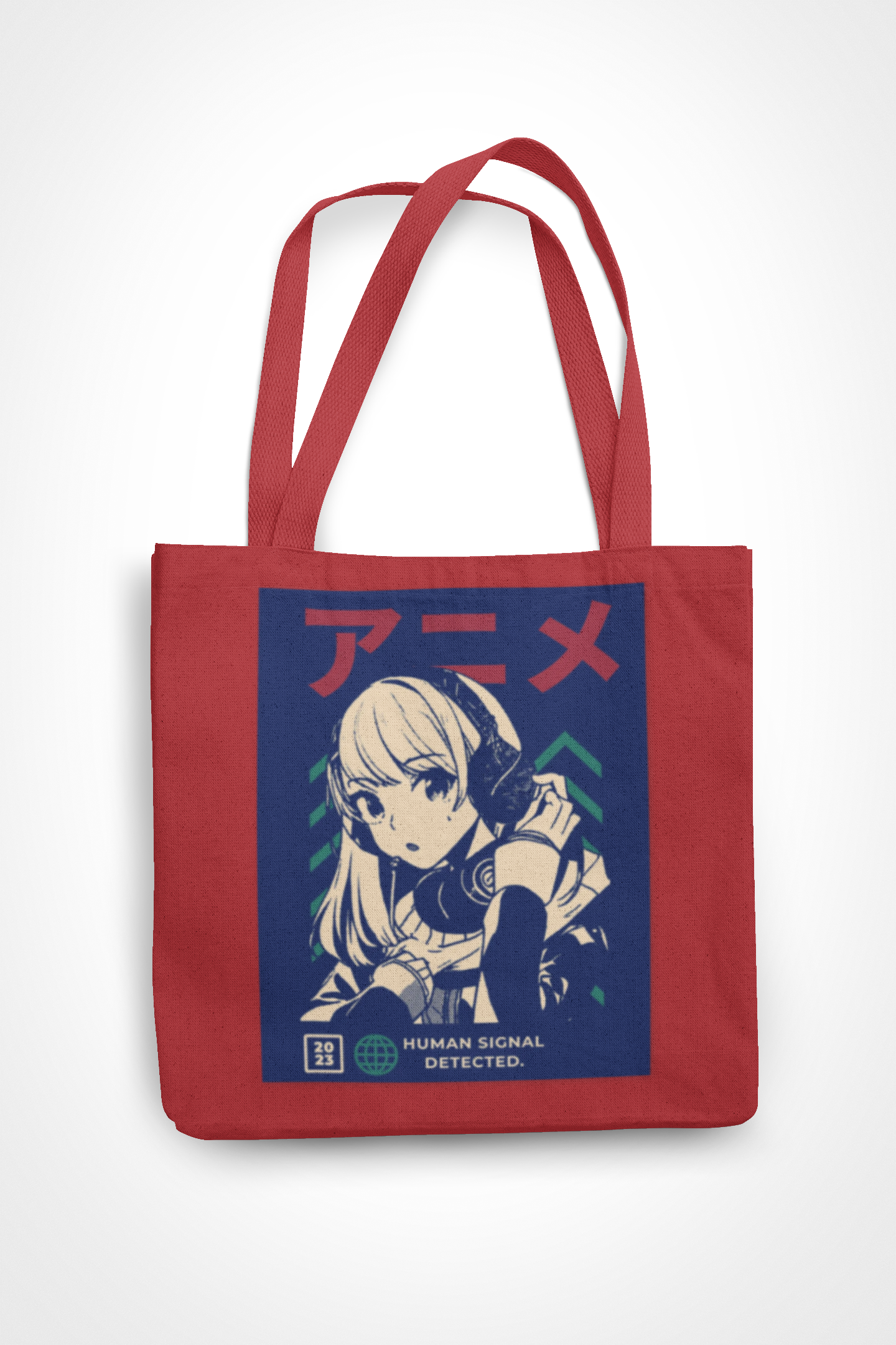 GENGA Girl Crewneck Sweatshirt — 'System Listening' Retro Vaporwave Youth Pullover product thumbnail image