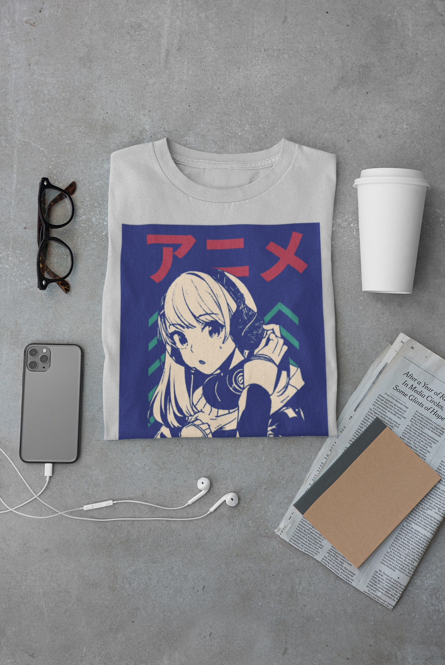 GENGA Girl Crewneck Sweatshirt — 'System Listening' Retro Vaporwave Youth Pullover product thumbnail image