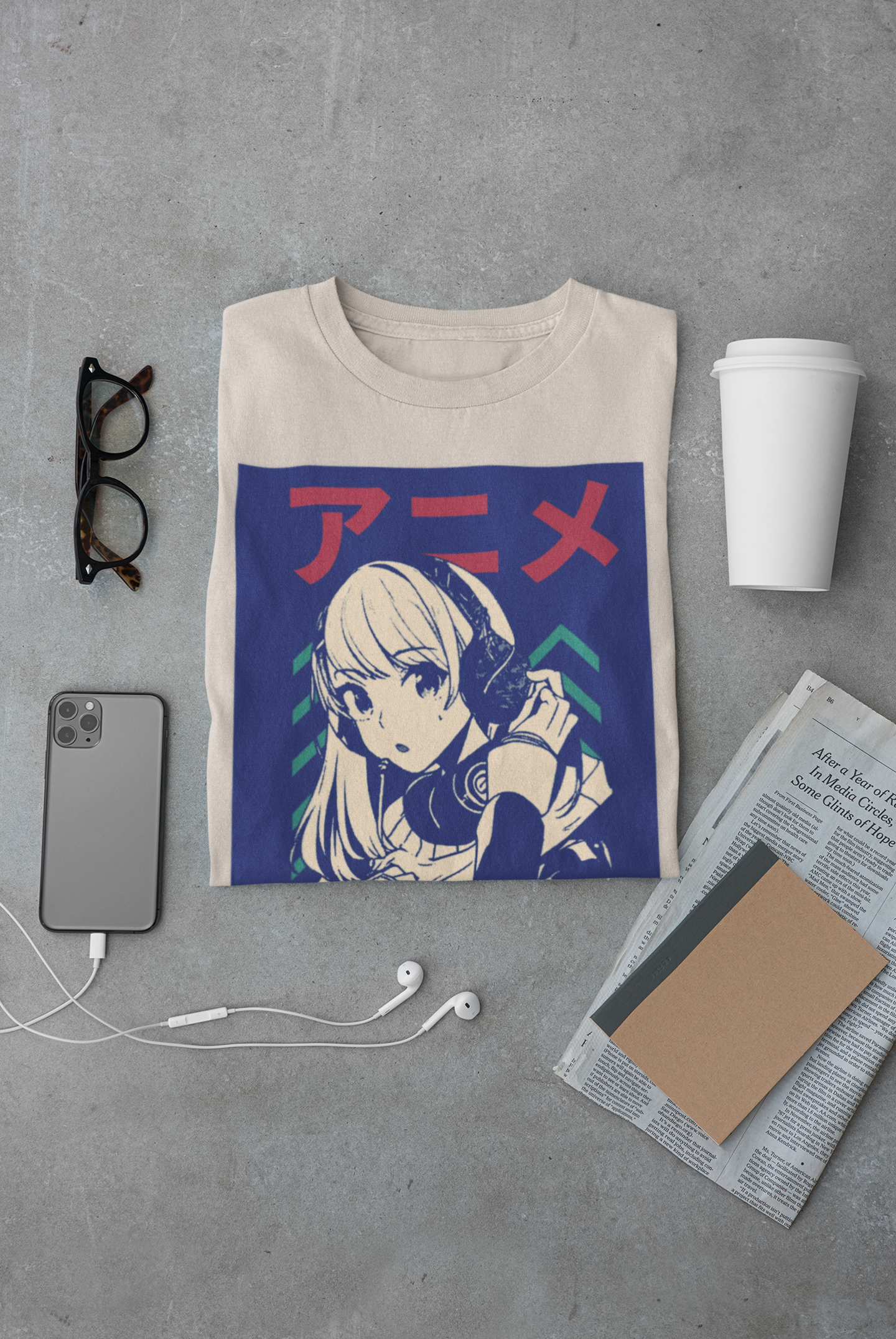 GENGA Girl Cotton Canvas Tote Bag — Japanese Retro AI Design product thumbnail image