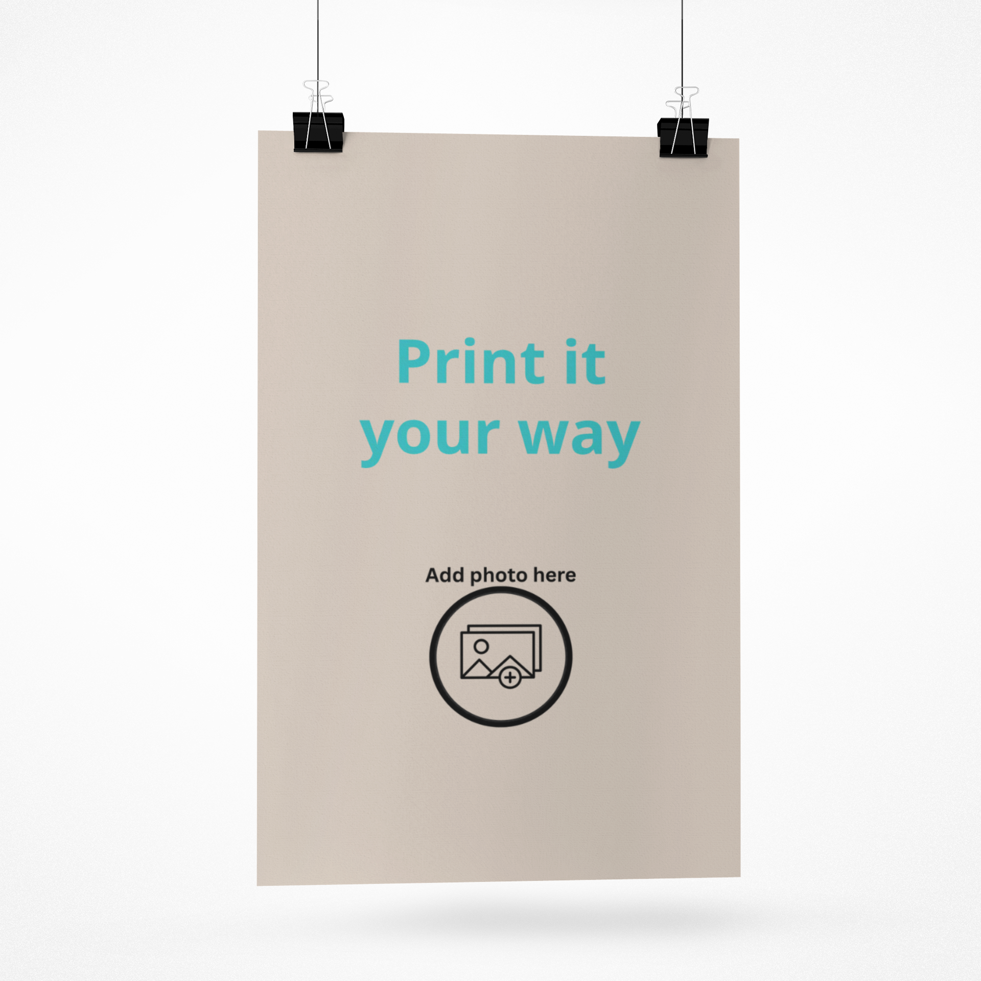 Customizable - One Kind Design Gift Tote Bag — "Print It Your Way" Text or Photo Custom Eco Shopper product thumbnail image