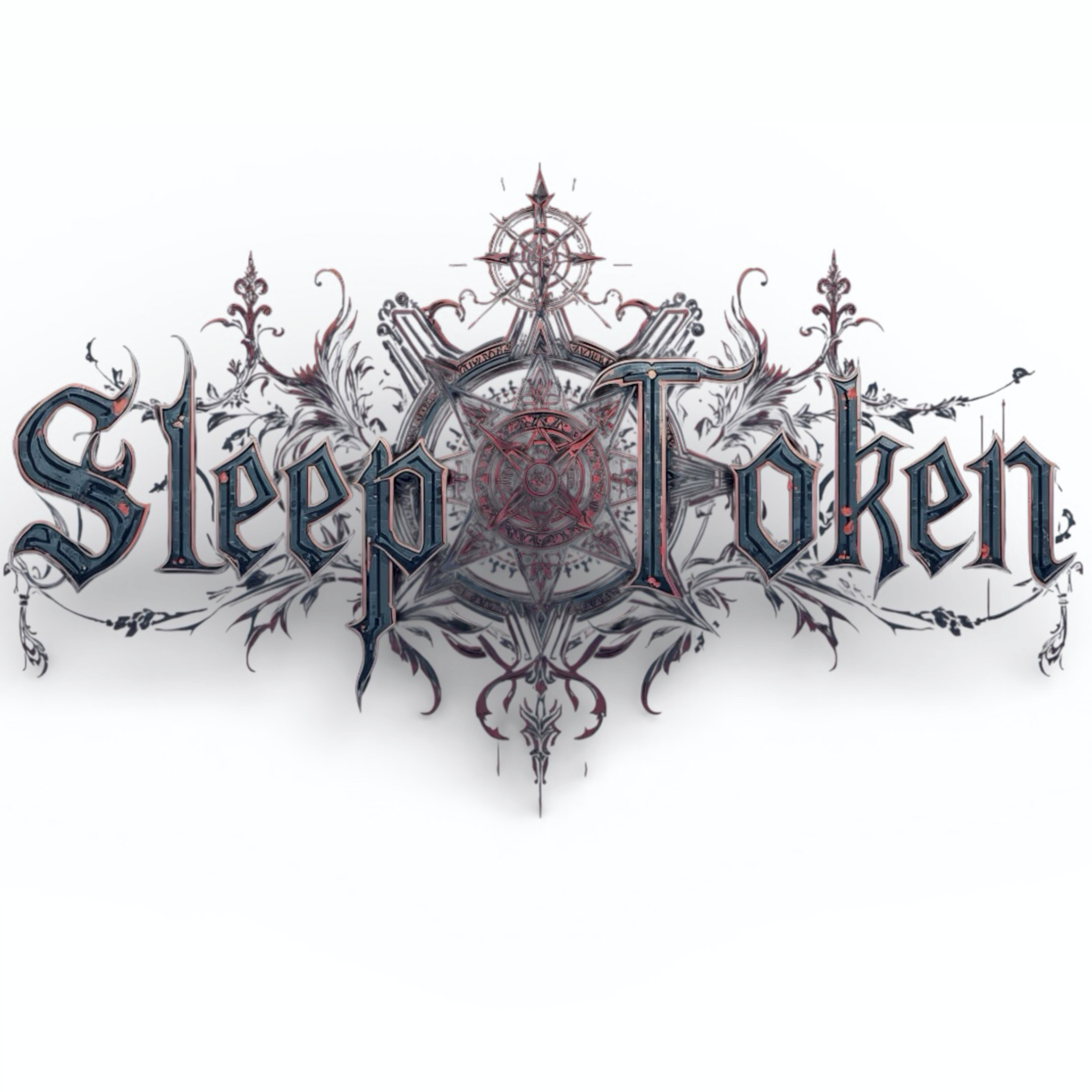 Sleep Token Band Hoodie — Graphic Three-Panel Fleece Pullover product thumbnail image Sleep Token Band Hoodie — Graphic Three-Panel Fleece Pullover product thumbnail image