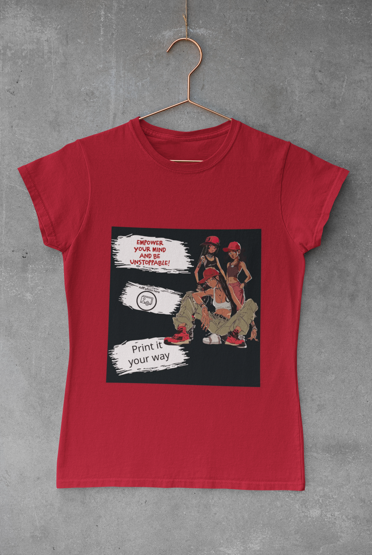 Customizable EMPOWER T-Shirt — Retro Graphic Tee product thumbnail image Customizable EMPOWER T-Shirt — Retro Graphic Tee product thumbnail image