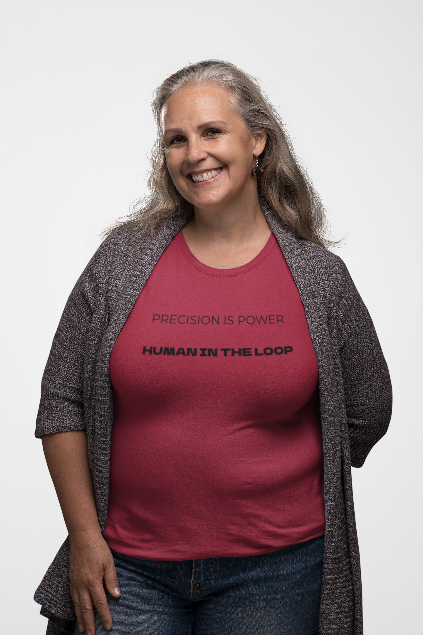 Customizable T-Shirt — Precision Is Power Tee Graphic Techie Geek Merch product thumbnail image Customizable T-Shirt — Precision Is Power Tee Graphic Techie Geek Merch product thumbnail image