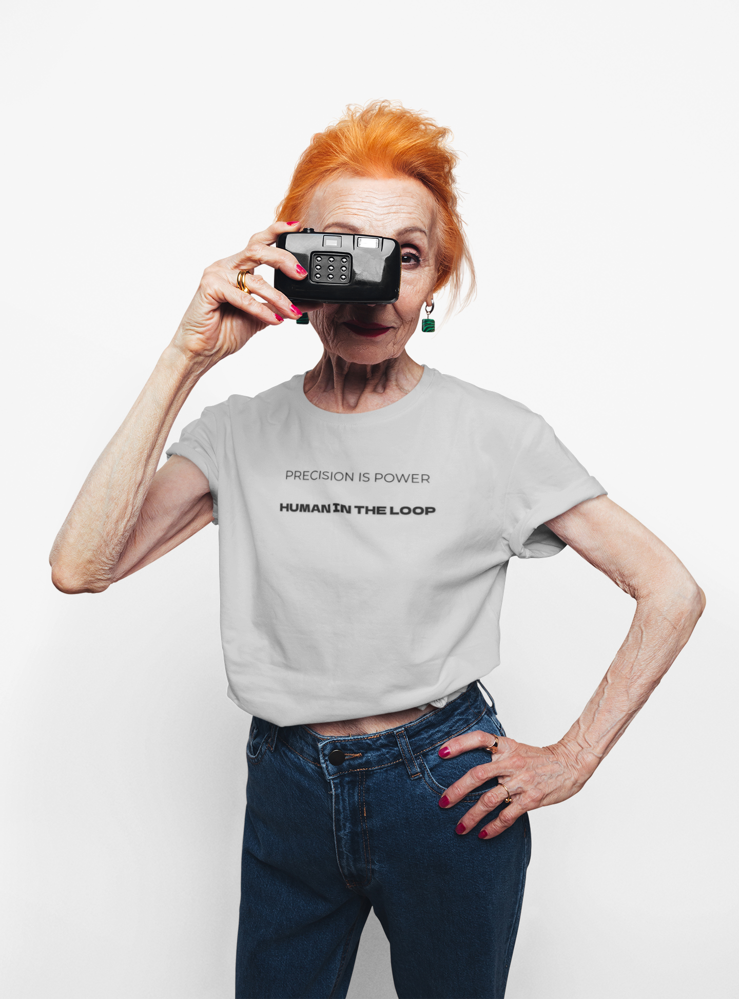 Customizable T-Shirt  — Precision Is Power Tee Graphic Techie Geek Merch product thumbnail image