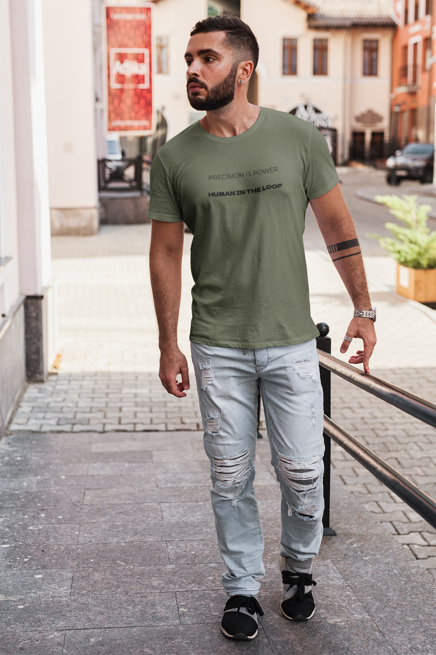 Customizable T-Shirt — Precision Is Power Tee Graphic Techie Geek Merch product thumbnail image Customizable T-Shirt — Precision Is Power Tee Graphic Techie Geek Merch product thumbnail image