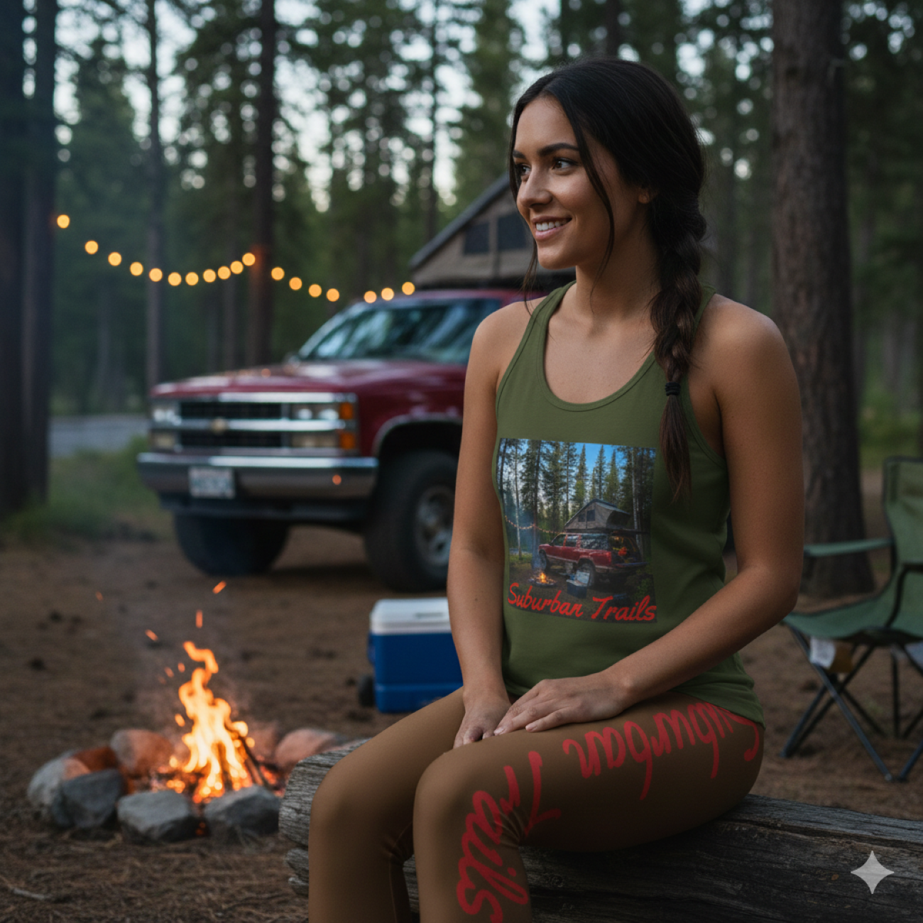 Suburban Trails Women's Racerback Tank product thumbnail image