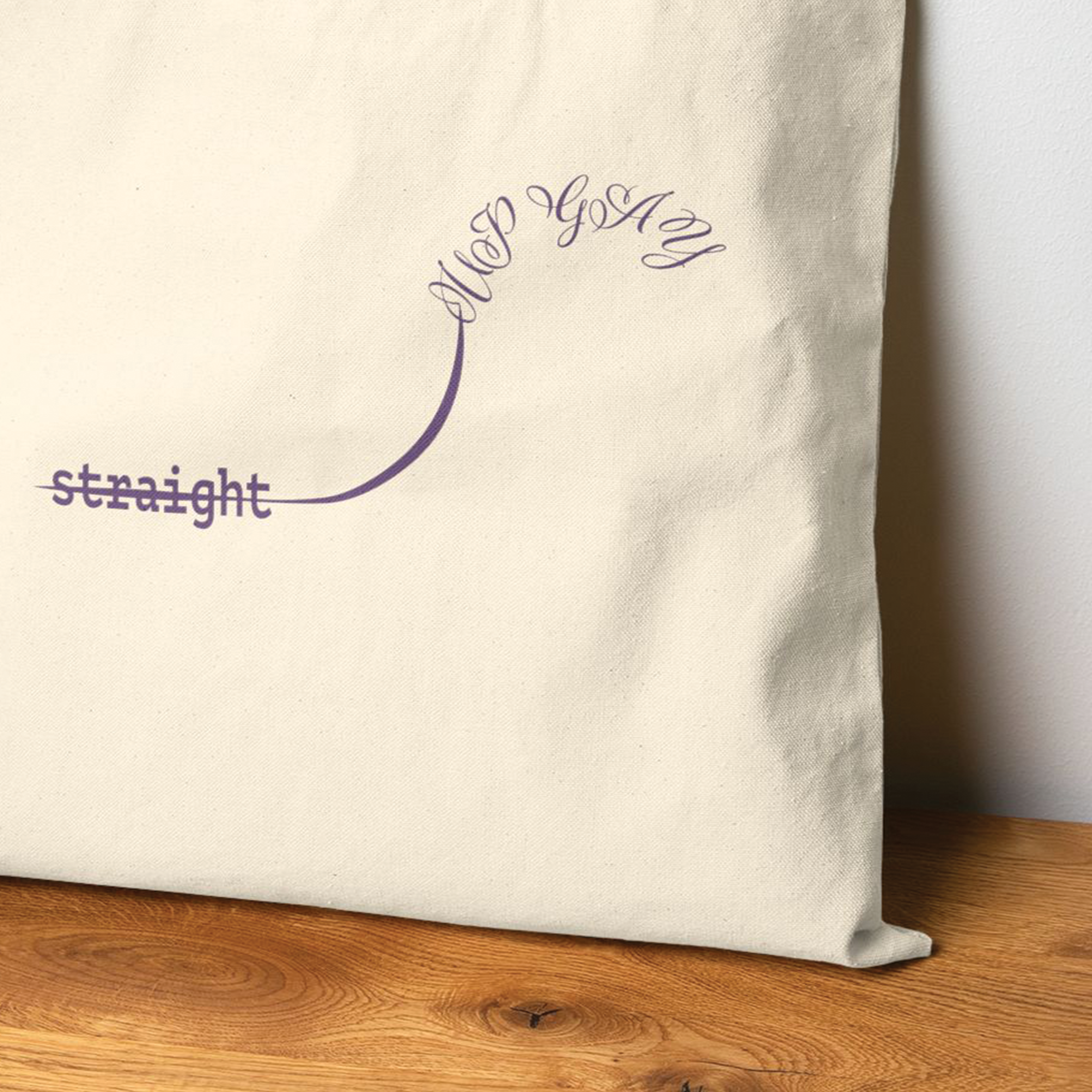 Queer Heritage Cotton Canvas Tote — Vintage-Inspired Modern Pride Bag