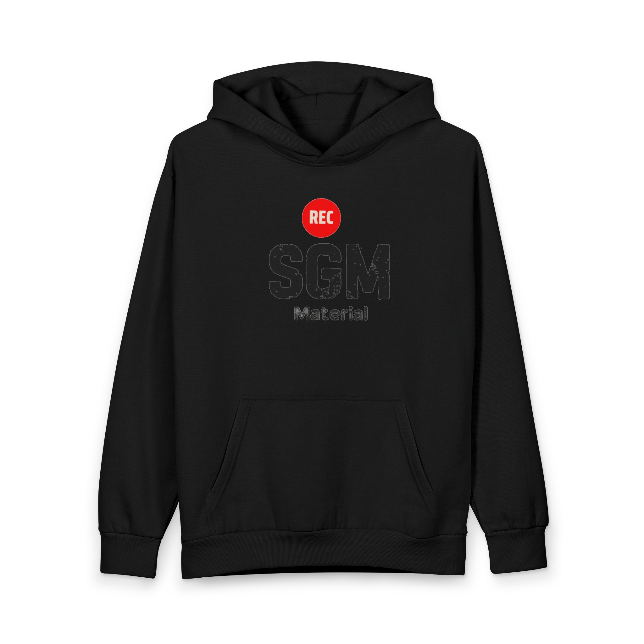 SGM_ Material-(Press🔴Record)_Royal Black_ Hoodie 