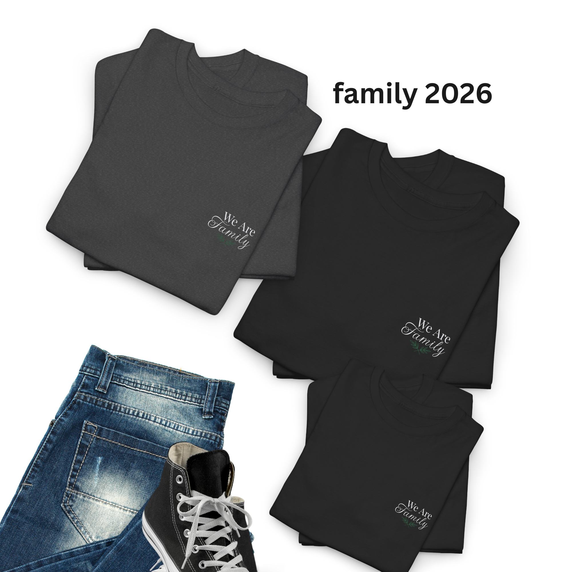 We Are Family T Shirt | Matching Family Shirt | Christian Family Tee | Unisex Faith TShirt | Family Reunion Gift product thumbnail image We Are Family T Shirt | Matching Family Shirt | Christian Family Tee | Unisex Faith TShirt | Family Reunion Gift product thumbnail image