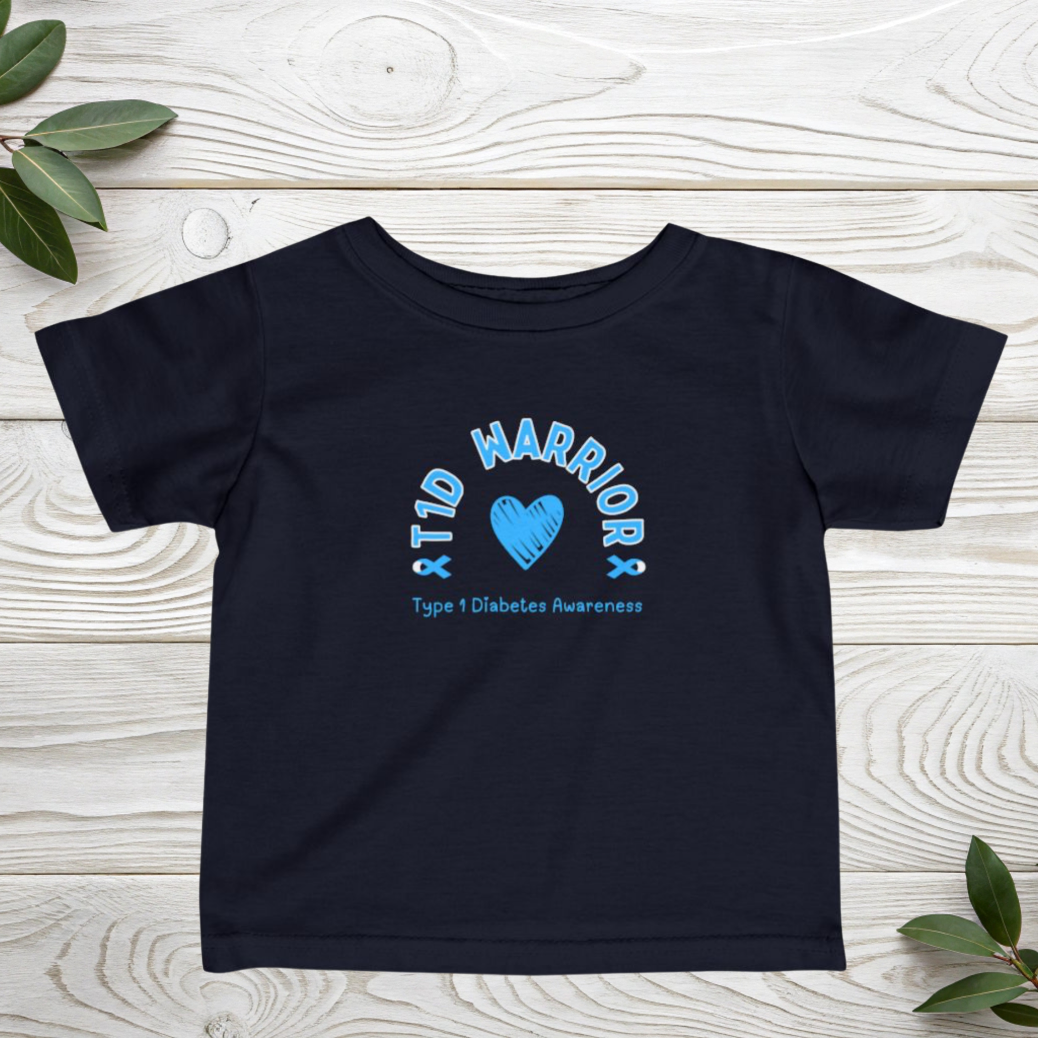 T1D Warrior Infant Tee — Type 1 Diabetes Awareness Baby Shirt product thumbnail image T1D Warrior Infant Tee — Type 1 Diabetes Awareness Baby Shirt product thumbnail image