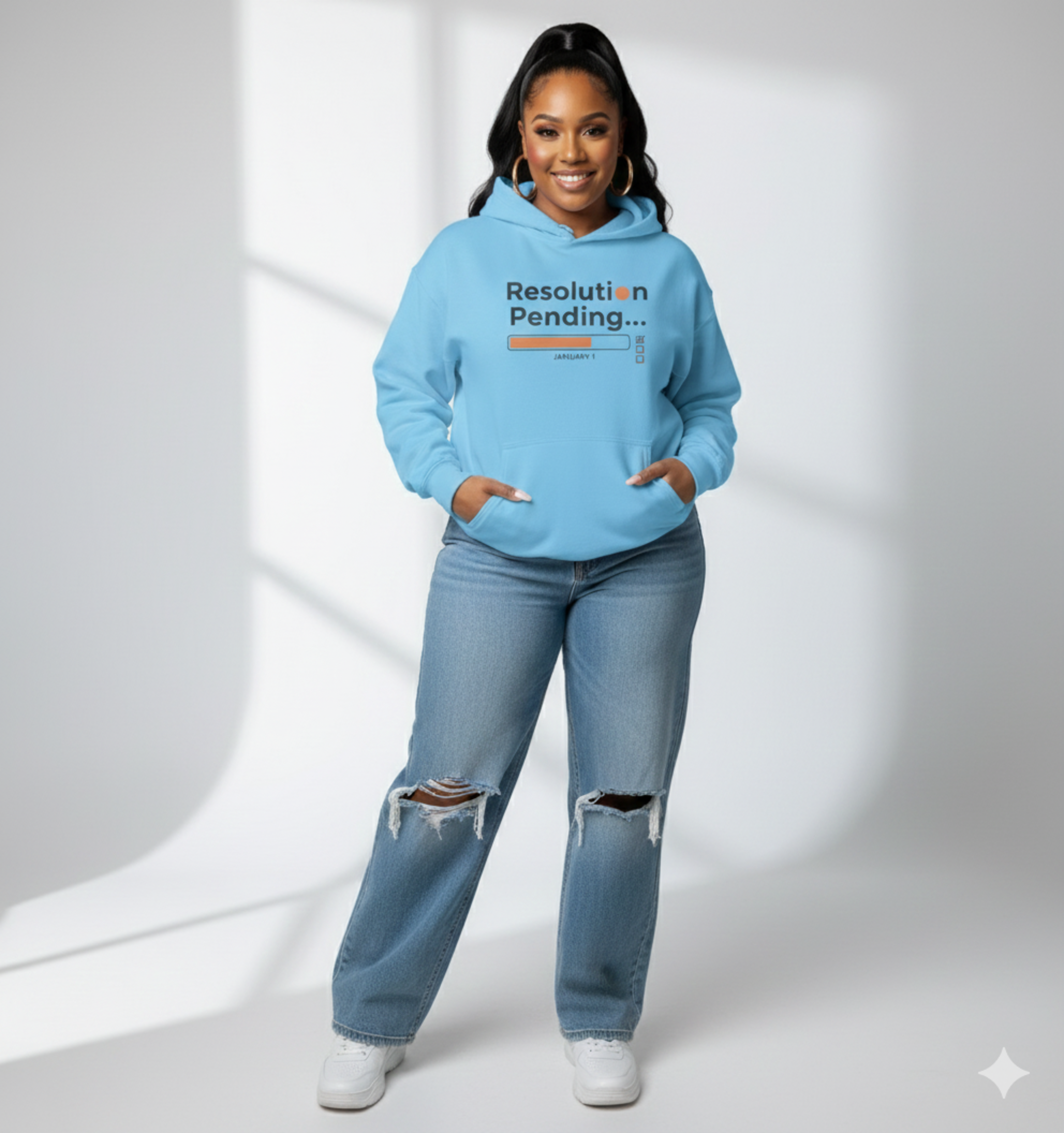 Resolution Pending Hoodie — Funny New Year Resolution Sweatshirt Resolution Pending Hoodie — Funny New Year Resolution Sweatshirt