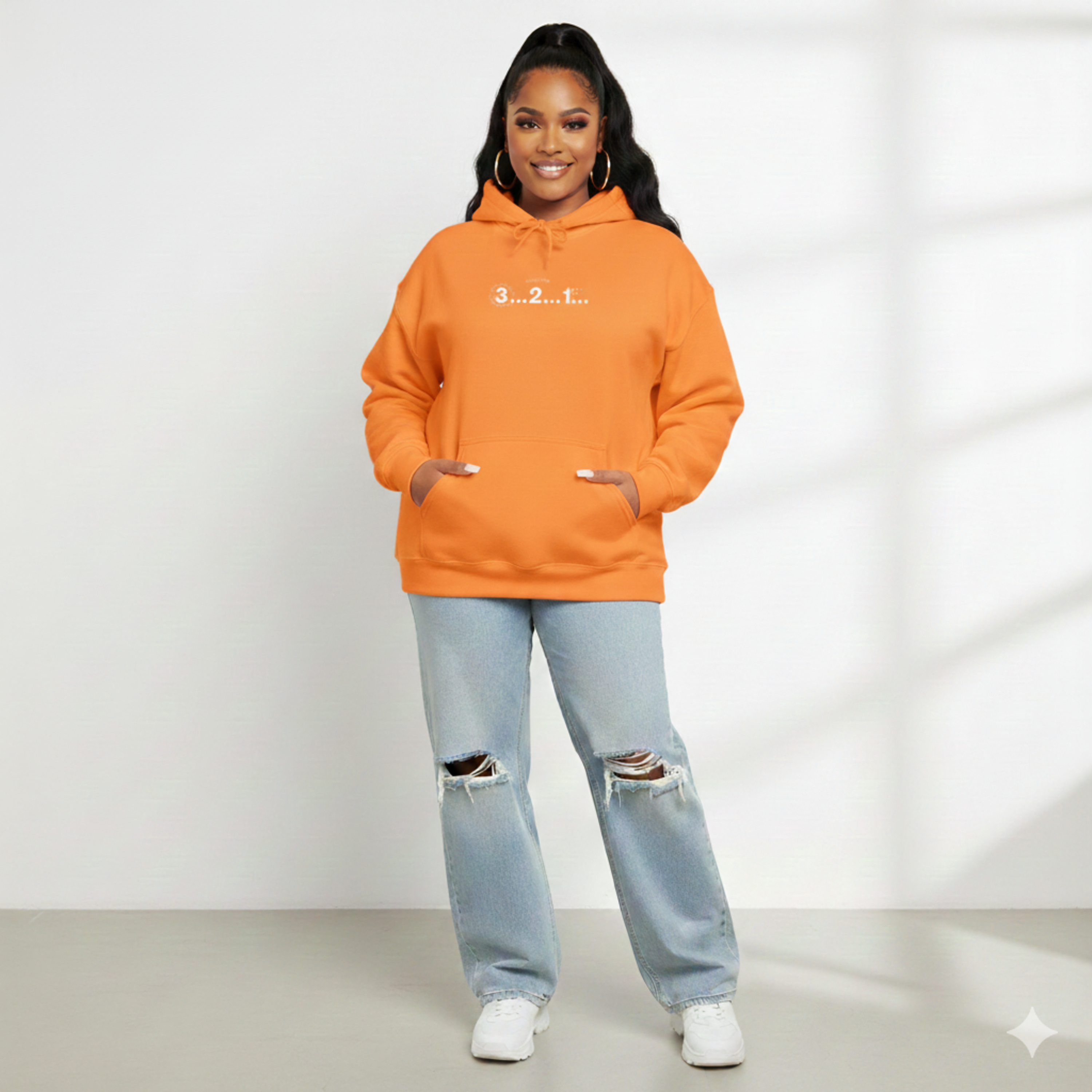 Countdown Hoodie - "3...2...1..." Minimal Graphic Pullover product thumbnail image Countdown Hoodie - "3...2...1..." Minimal Graphic Pullover product thumbnail image