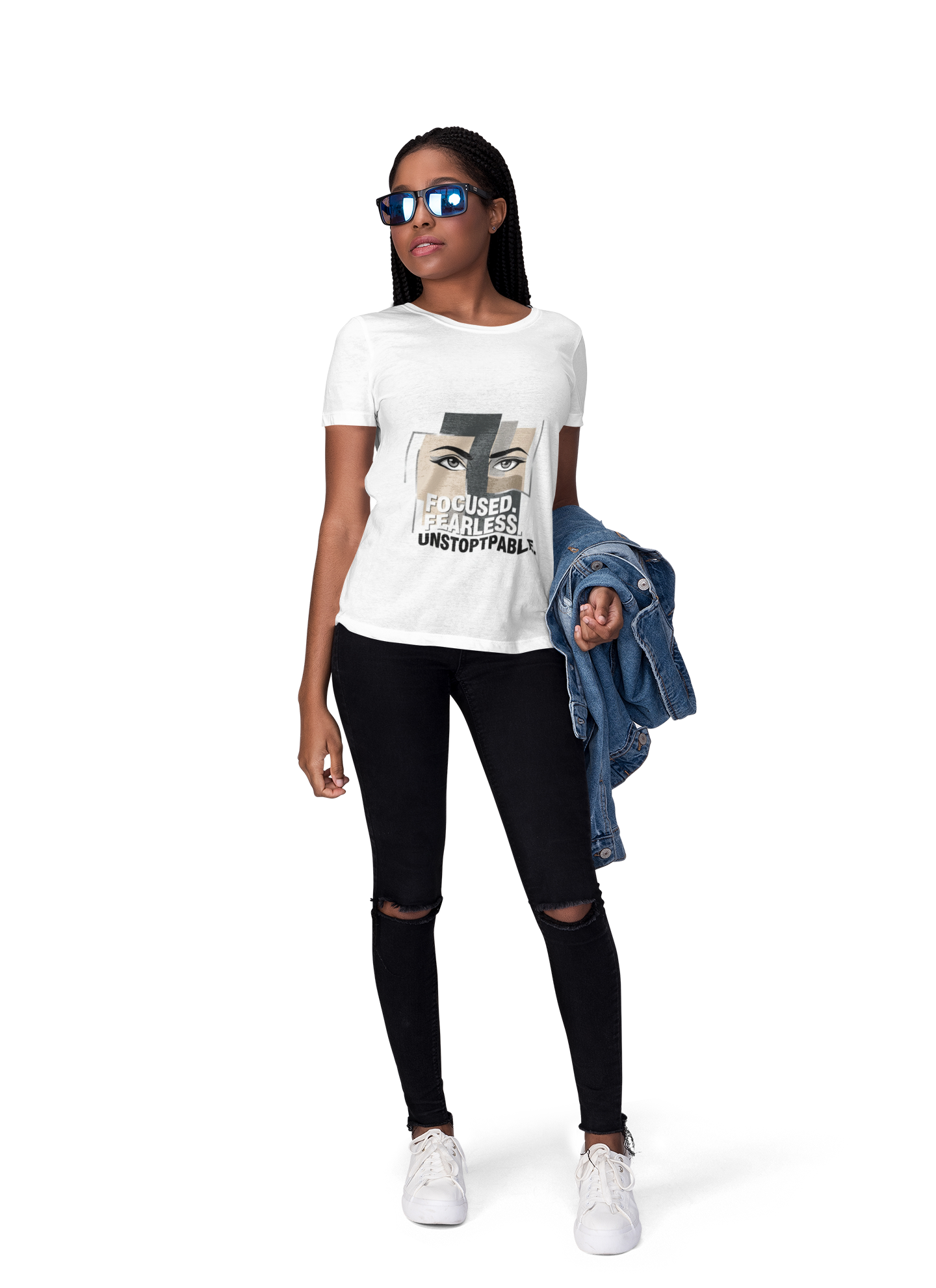 Focused Fearless Unstoppable T-Shirt | Women Empowerment Shirt | Motivational Graphic Tee for Confident Women product thumbnail image Focused Fearless Unstoppable T-Shirt | Women Empowerment Shirt | Motivational Graphic Tee for Confident Women product thumbnail image