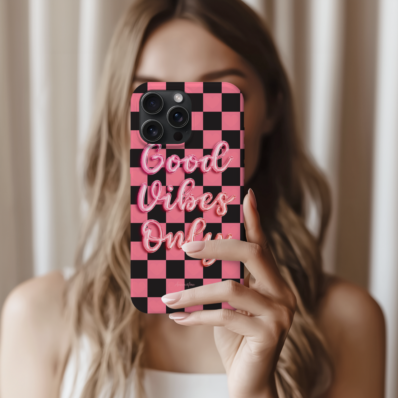 Good Vibes Slim Phone Case product thumbnail image Good Vibes Slim Phone Case product thumbnail image