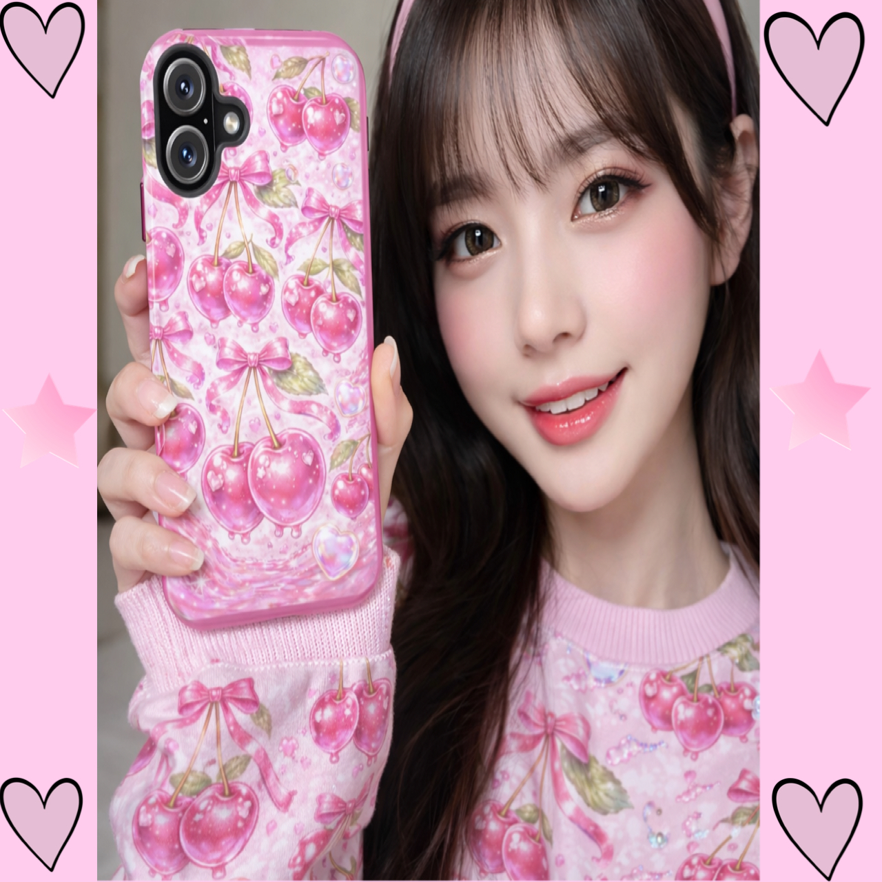 Pink Cherry MagSafe  Phone Case