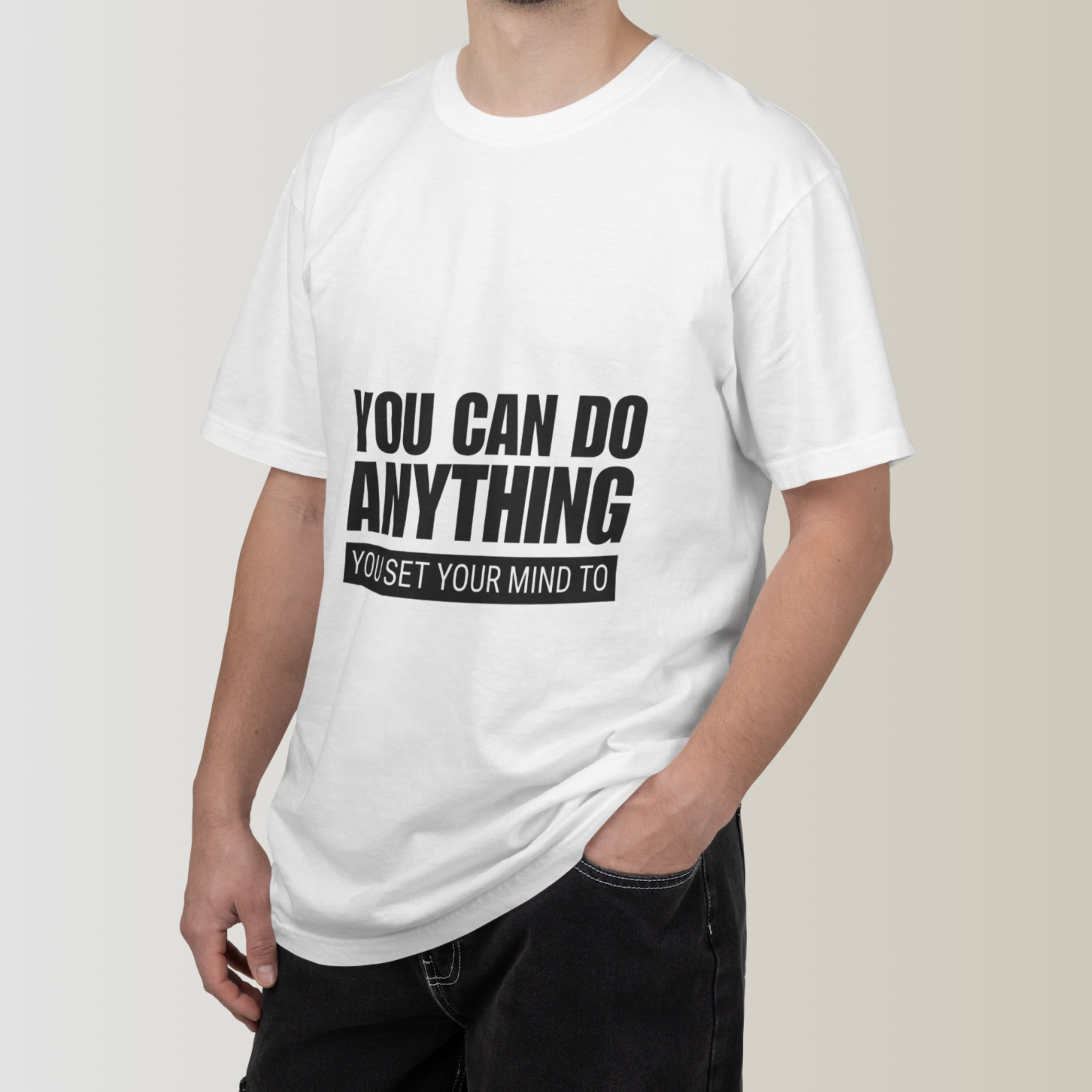 You Can Do Anything You Set Your Mind To – INSPO Tee | Daily Movie Inspiration product thumbnail image You Can Do Anything You Set Your Mind To – INSPO Tee | Daily Movie Inspiration product thumbnail image