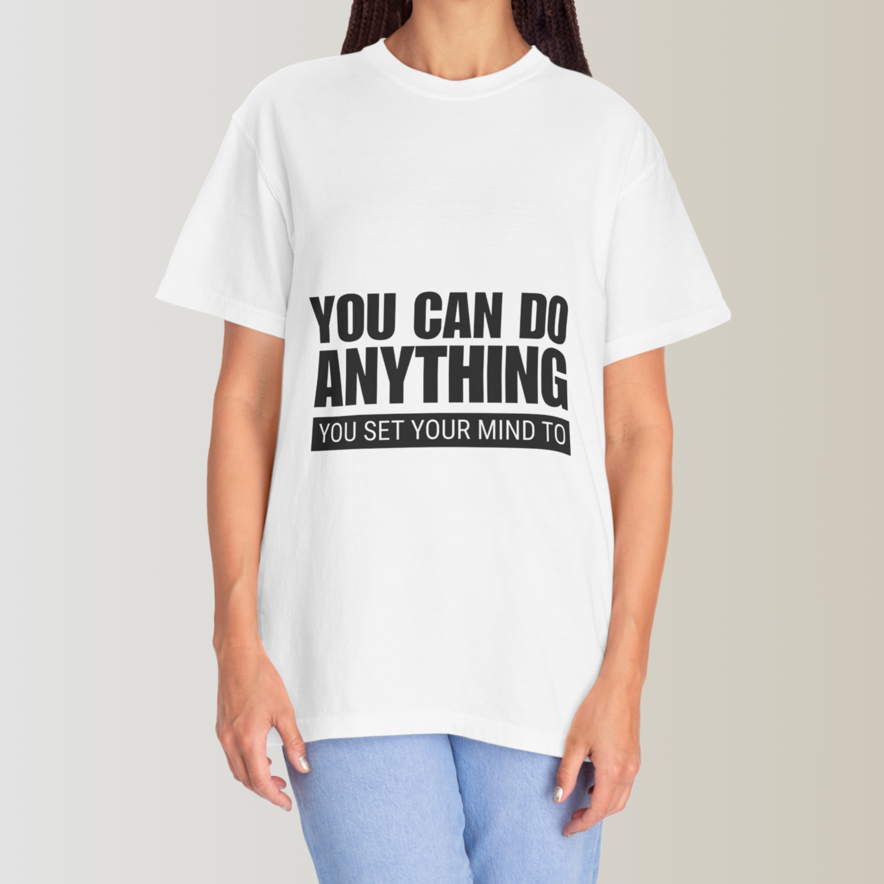 You Can Do Anything You Set Your Mind To – INSPO Tee | Daily Movie Inspiration product thumbnail image