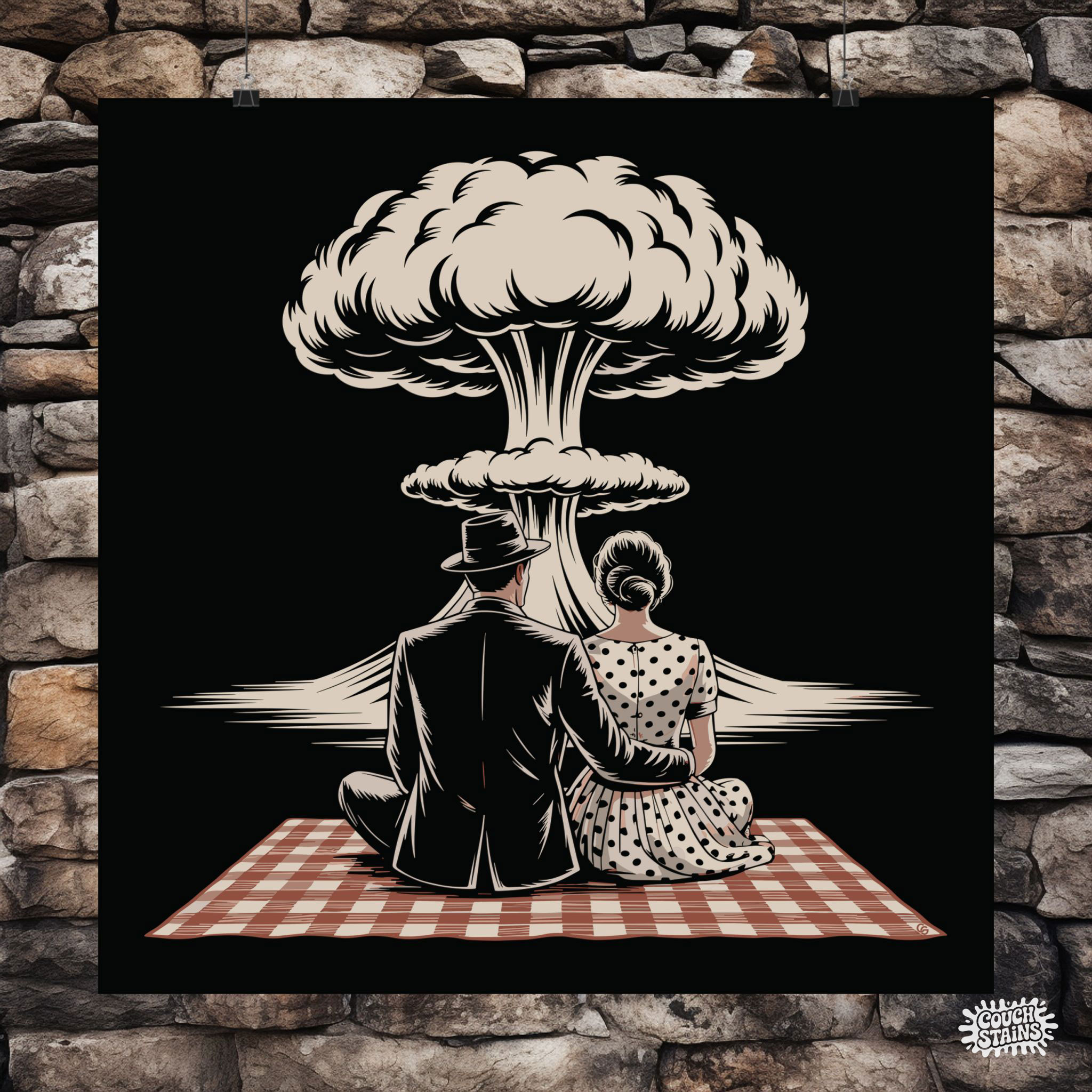 Atomic Picnic - Retro Romance at the End of the World Poster product thumbnail image