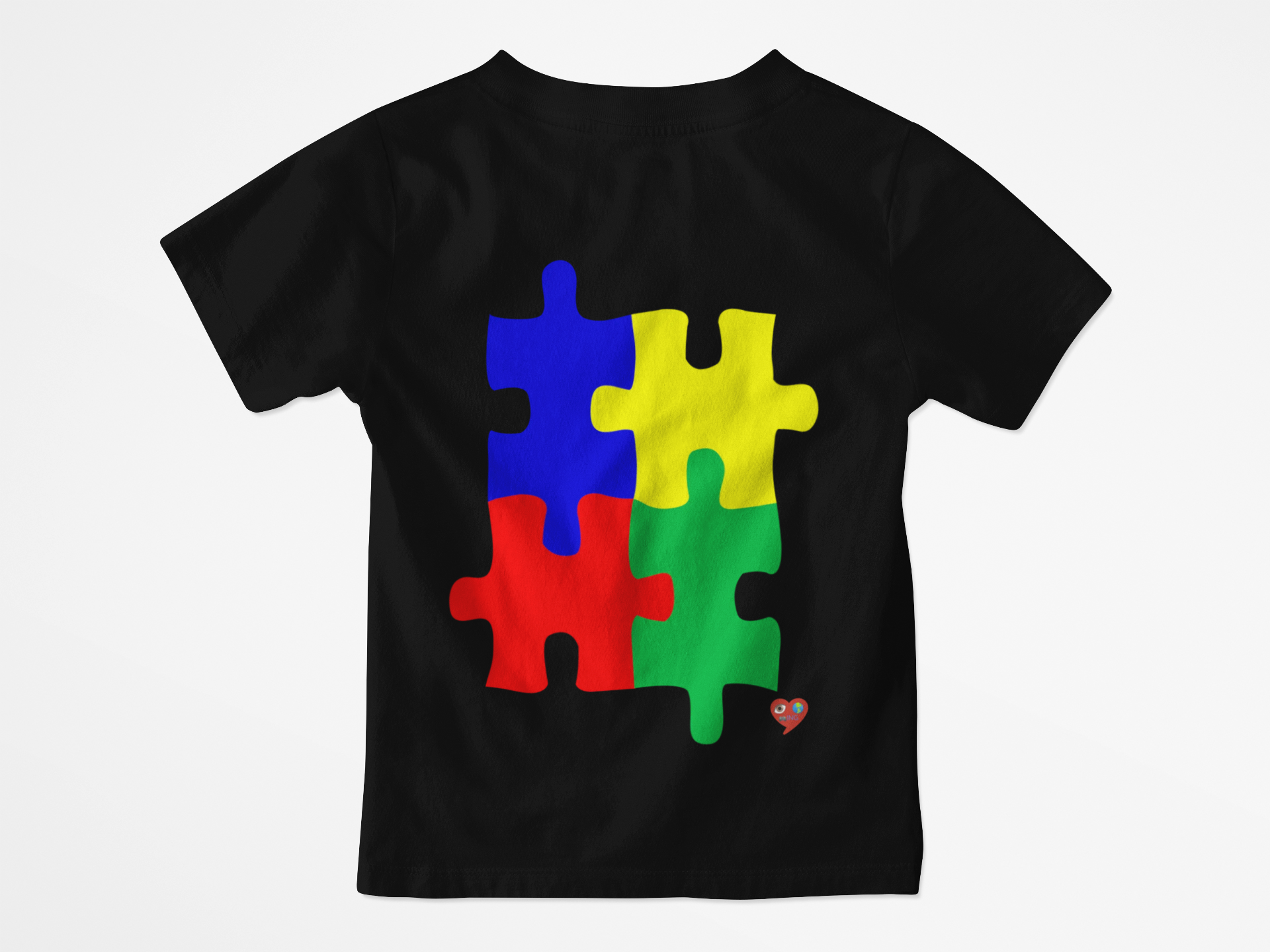 Autism Puzzle Kids Tee — Colorful Puzzle Piece Design product thumbnail image Autism Puzzle Kids Tee — Colorful Puzzle Piece Design product thumbnail image