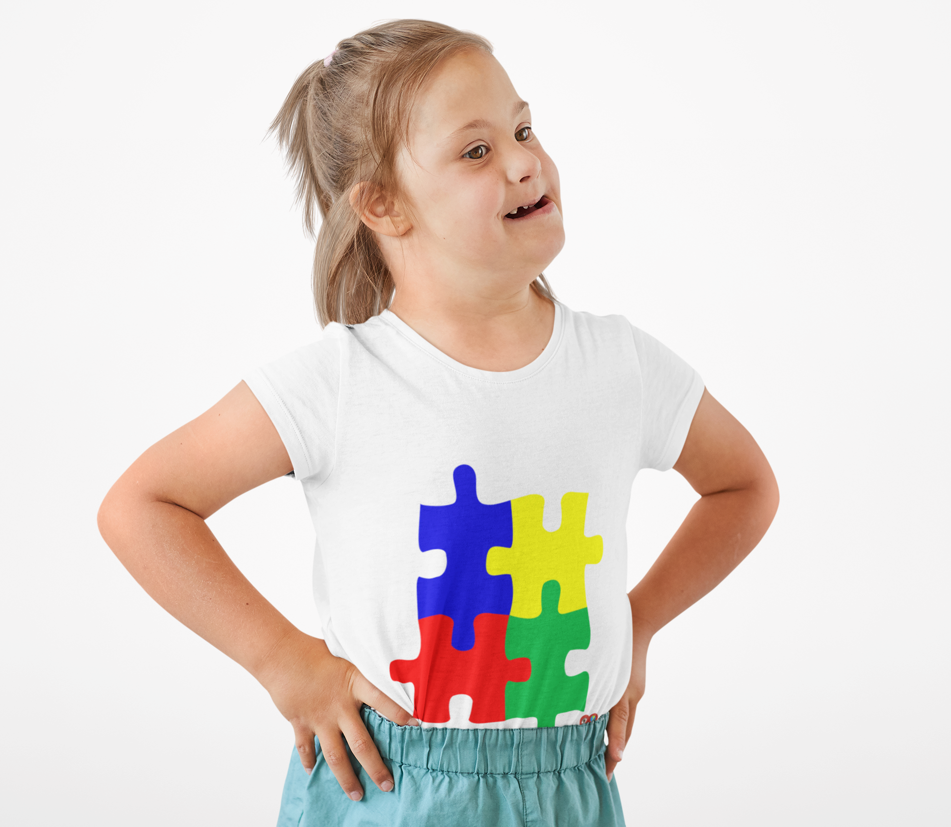 Autism Puzzle Kids Tee — Colorful Puzzle Piece Design product thumbnail image Autism Puzzle Kids Tee — Colorful Puzzle Piece Design product thumbnail image