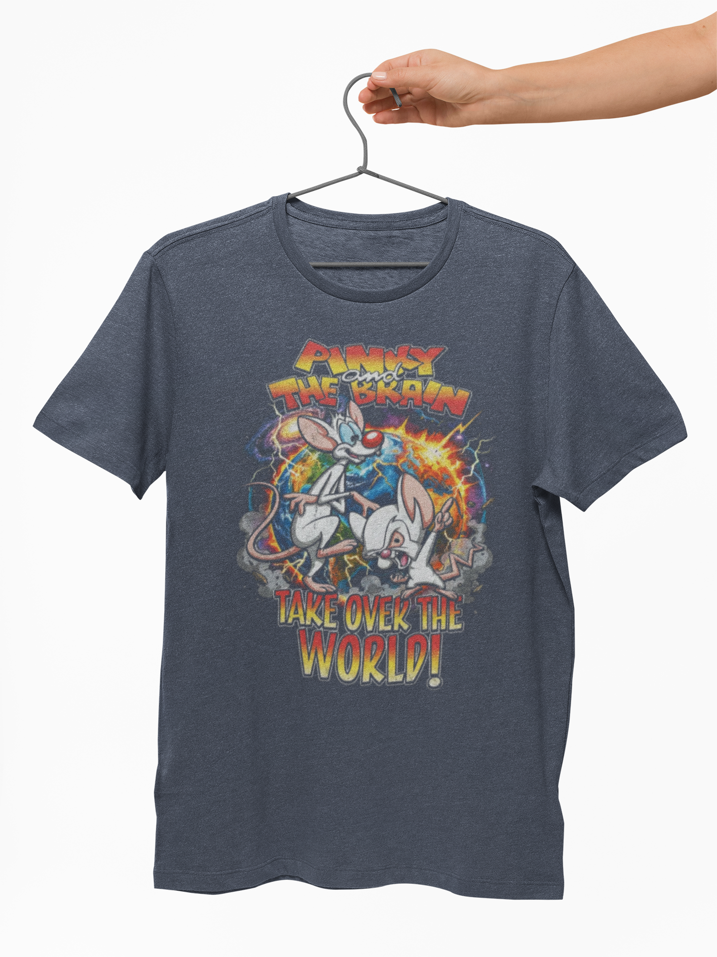 Rabbit Cartoon Graphic T-Shirt — 'Take Over The World!' Retro Gamer Tee product thumbnail image Rabbit Cartoon Graphic T-Shirt — 'Take Over The World!' Retro Gamer Tee product thumbnail image