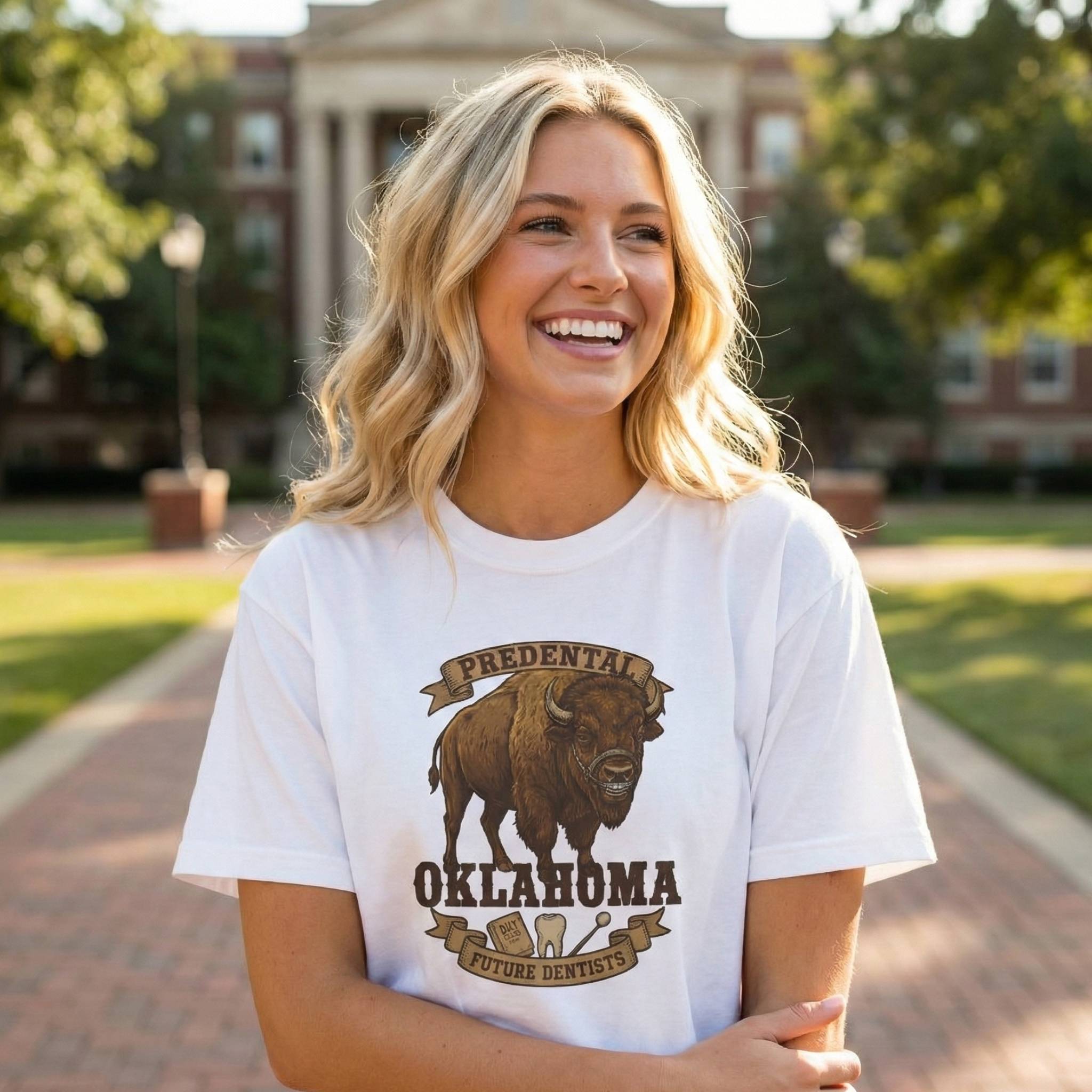 The Oklahoma PreDent Bison Tee | Comfort Colors product thumbnail image