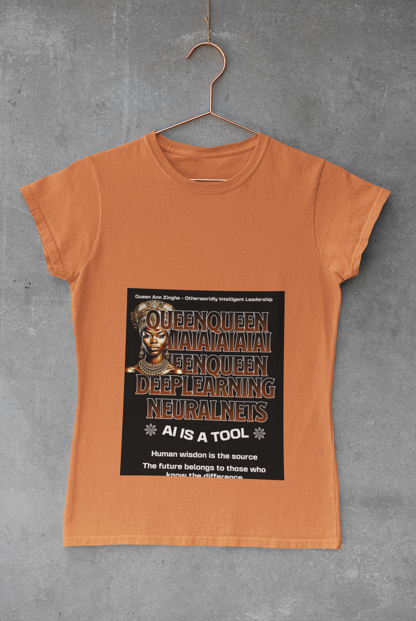 African Queen Statement T-Shirt — AI Streetwear Retro Graphic Gift product thumbnail image African Queen Statement T-Shirt — AI Streetwear Retro Graphic Gift product thumbnail image