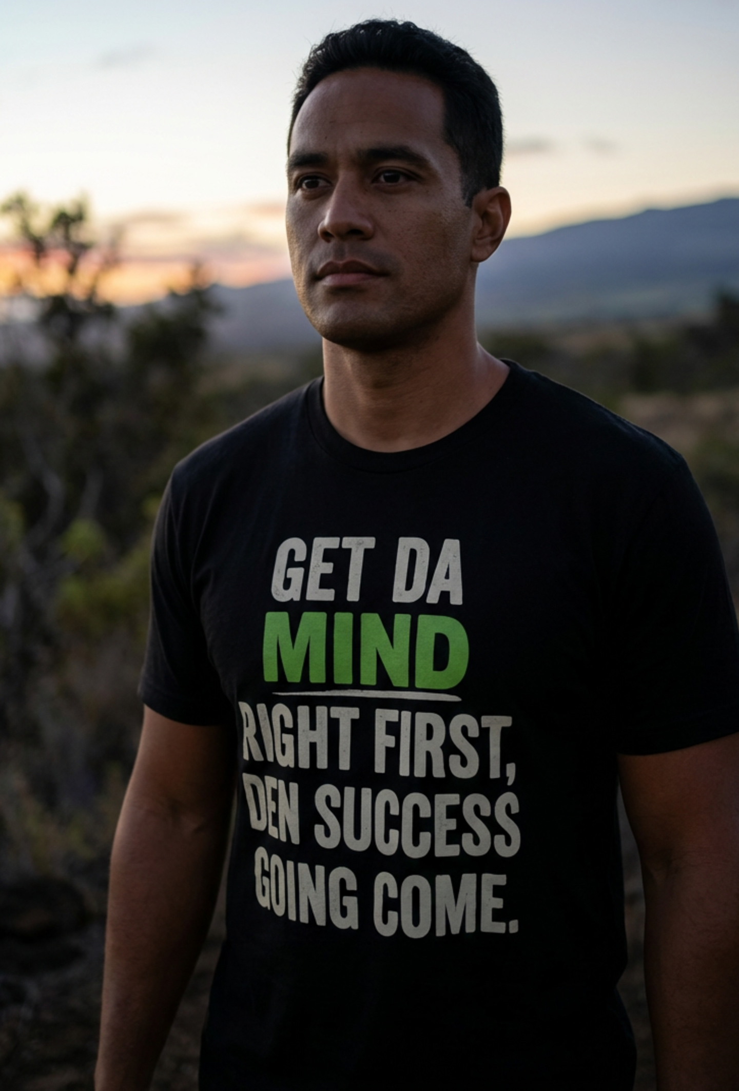 Get Da Mind Right First, Den Success Going Come Unisex T-Shirt — Inspirational Success Quote Tee product thumbnail image Get Da Mind Right First, Den Success Going Come Unisex T-Shirt — Inspirational Success Quote Tee product thumbnail image