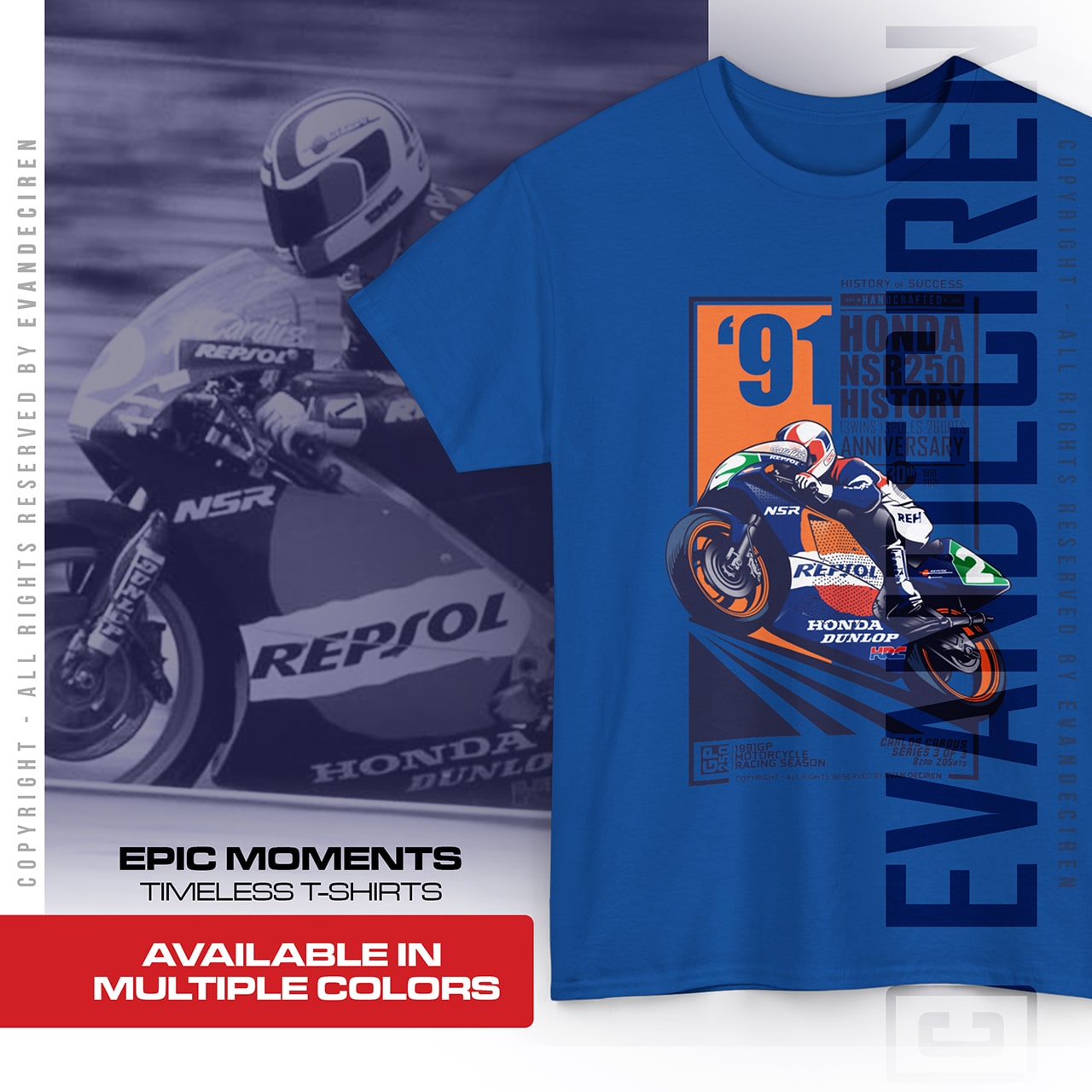 Carlos Cardus 1991 | Honda NSR250 History product thumbnail image Carlos Cardus 1991 | Honda NSR250 History product thumbnail image