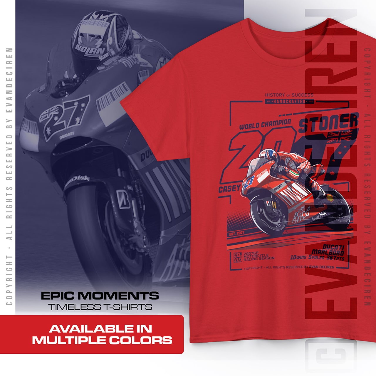 Casey Stoner 2007 | World Champion