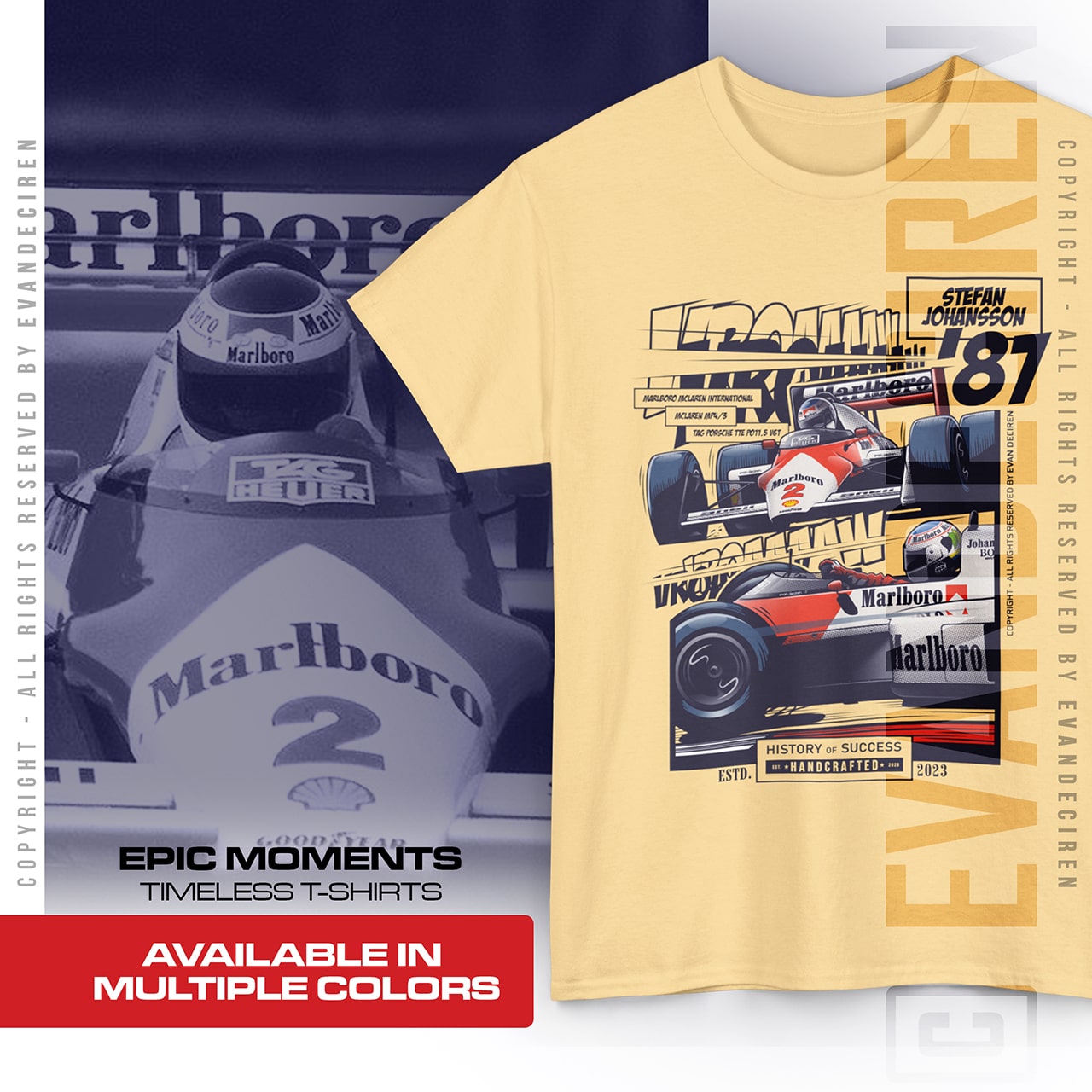 Stefan Johansson 1987 | McLaren MP4/3