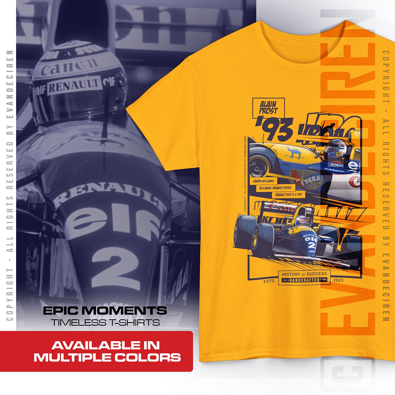 Alain Prost 1993 | Williams FW15C product thumbnail image Alain Prost 1993 | Williams FW15C product thumbnail image