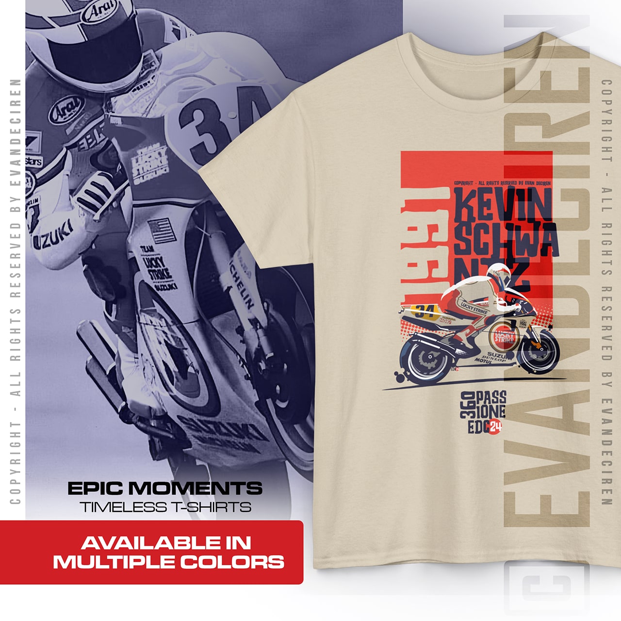 Kevin Schwantz 1991 | Icons product thumbnail image Kevin Schwantz 1991 | Icons product thumbnail image