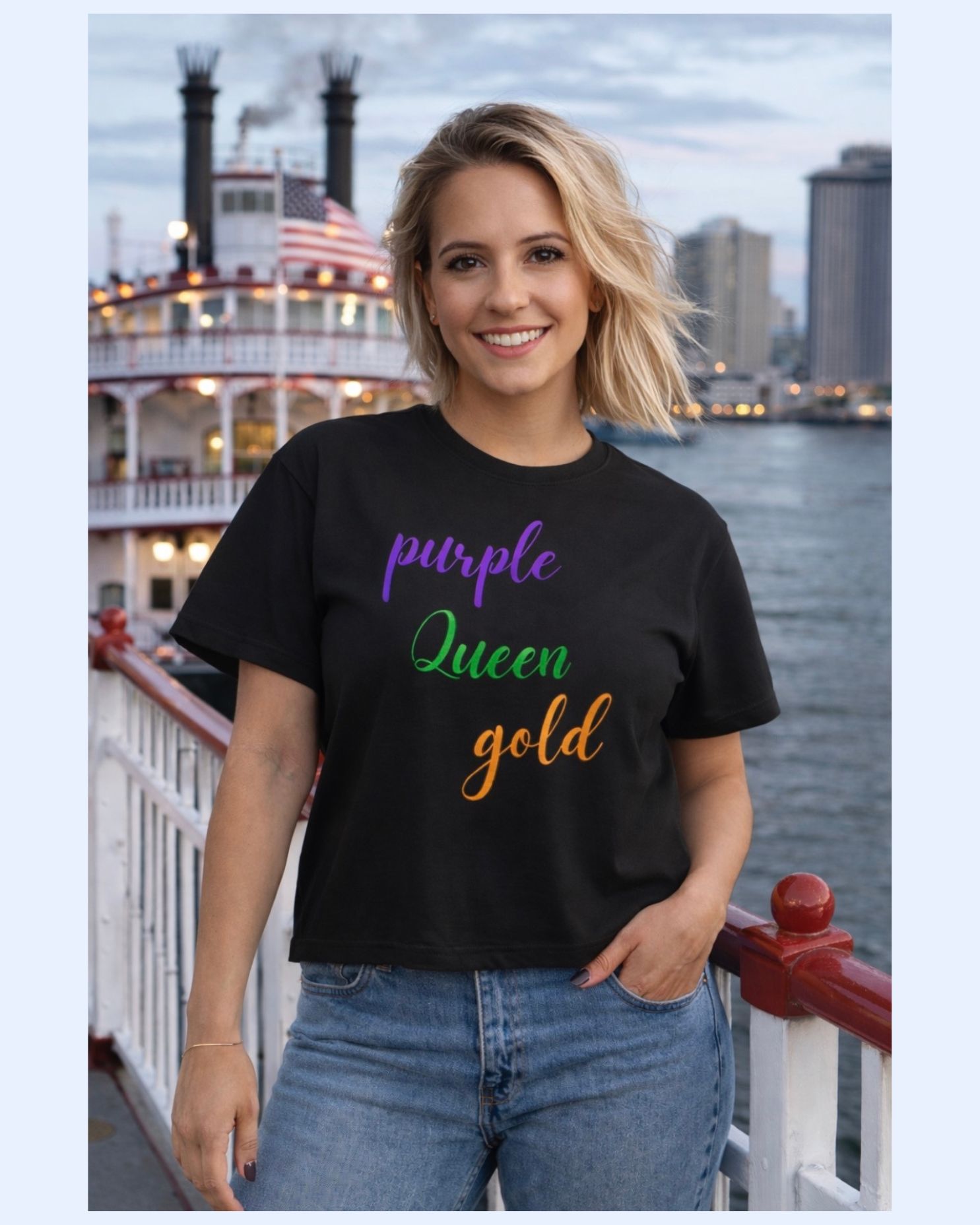 'Purple Queen Gold' popular boxy tee product thumbnail image 'Purple Queen Gold' popular boxy tee product thumbnail image