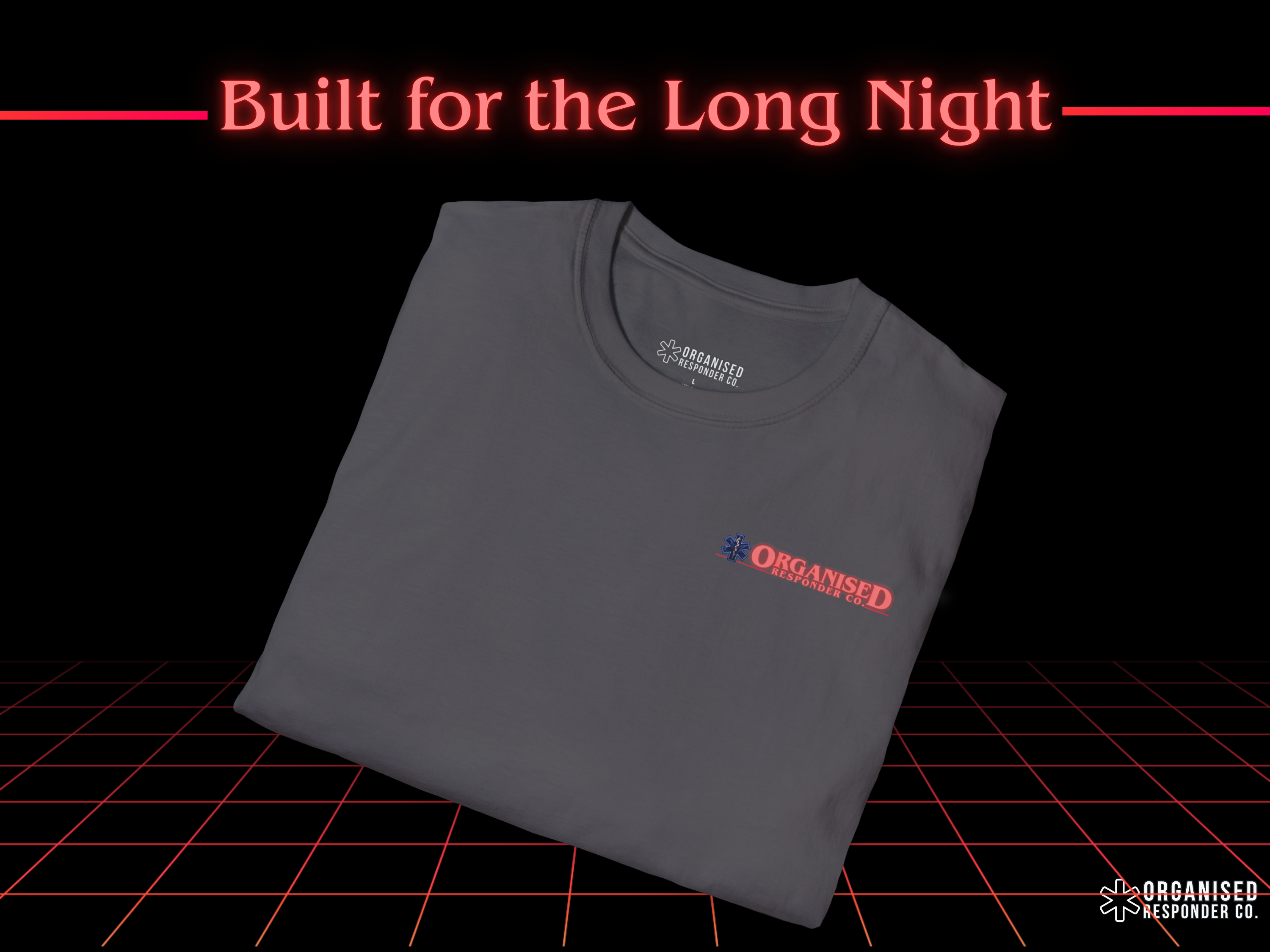 Hawkins EMS Night Shift Shirt | 80s Horror EMS T-Shirt | First Responder Graphic Tee | Gildan Softstyle 64000 product thumbnail image