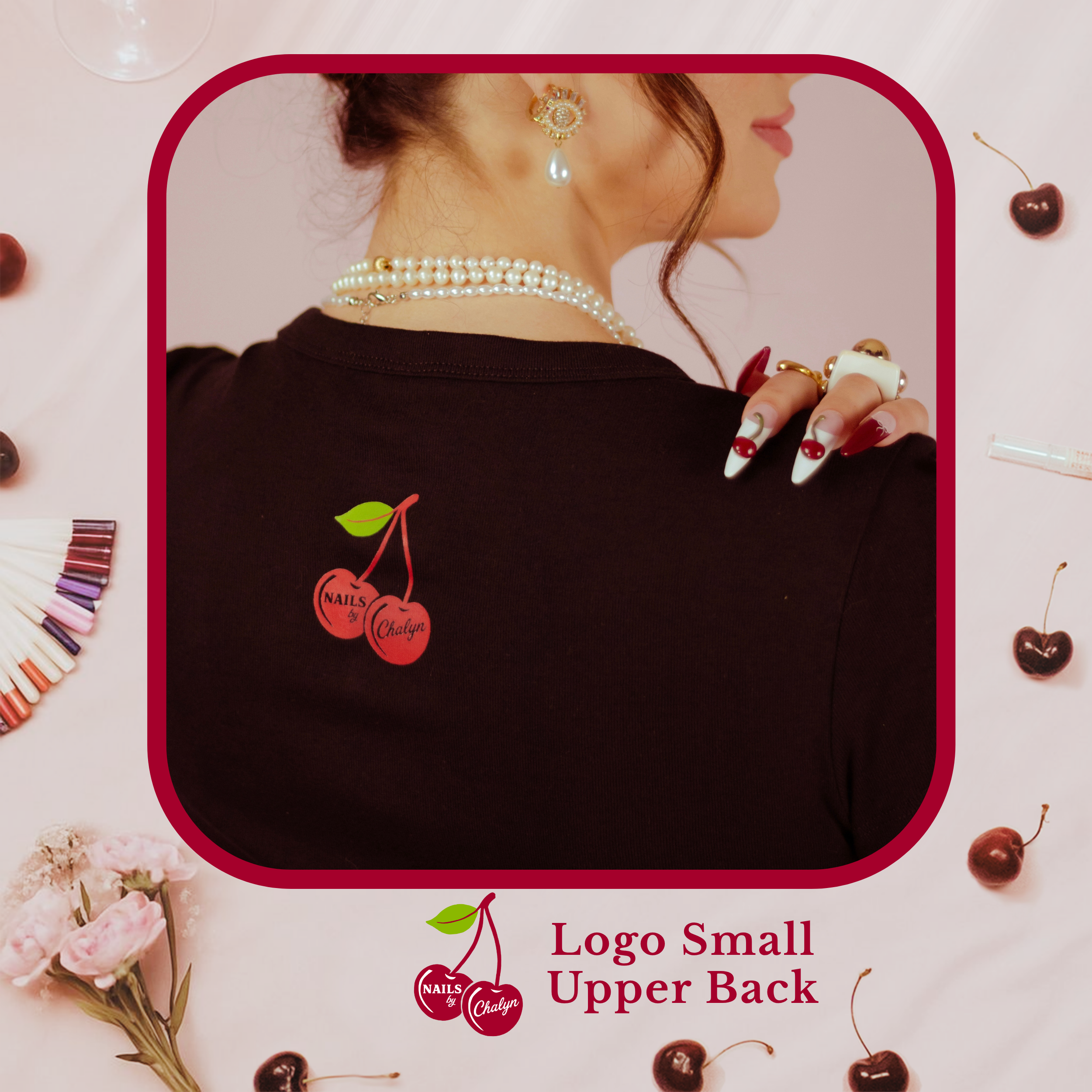 Nails are the Cherry on Top; Bella & Canvas Baby Tee product thumbnail image Nails are the Cherry on Top; Bella & Canvas Baby Tee product thumbnail image