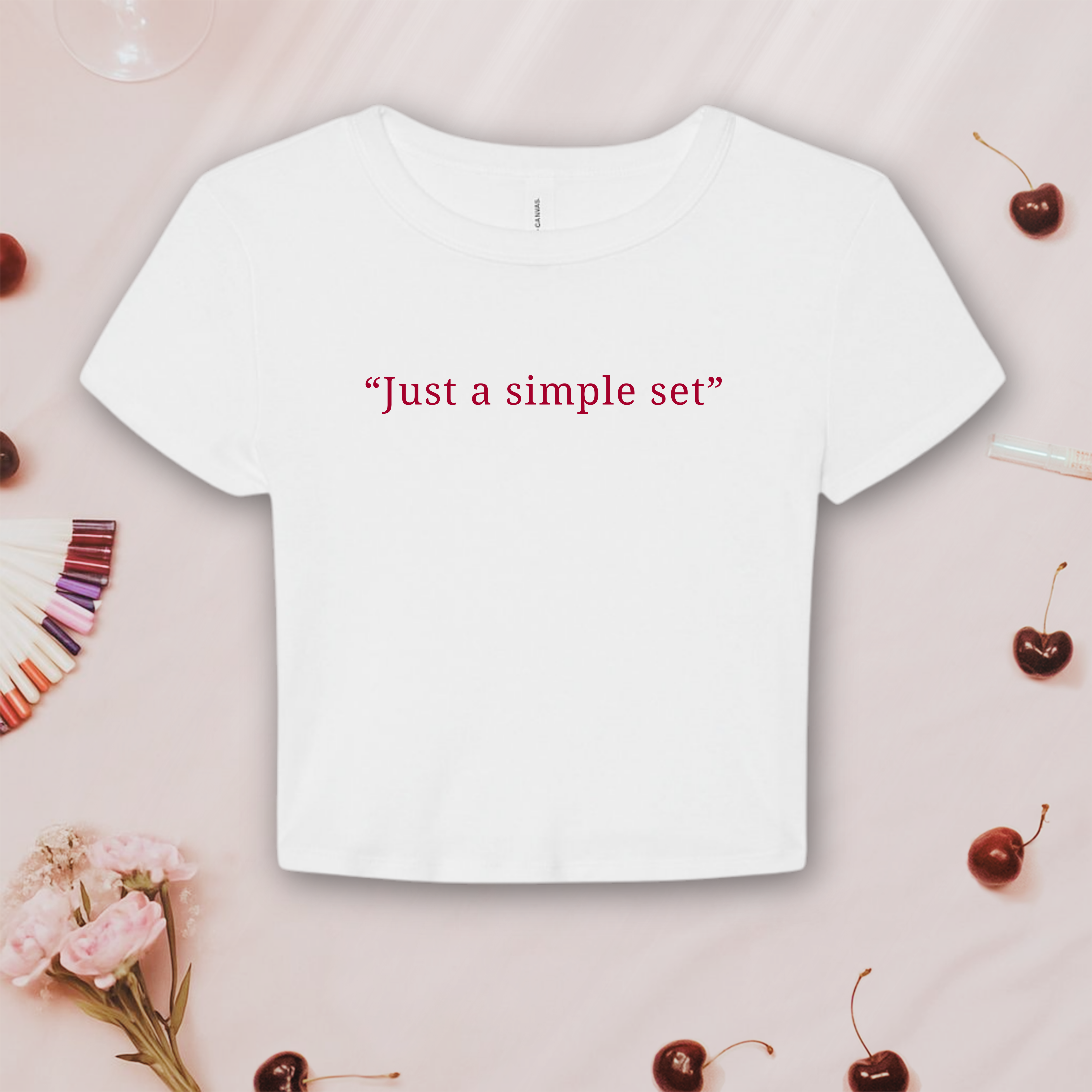 Just a Simple Set; Bella &amp; Canvas Baby Tee product thumbnail image