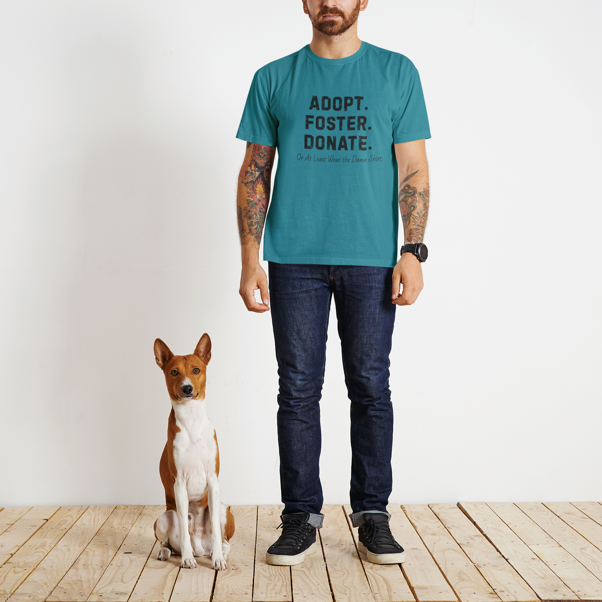 πΎπ₯ Adopt. Foster. Donate. (Or At Least Wear the Damn Shirt) β Unisex T-shirt π₯πΎ product thumbnail image πΎπ₯ Adopt. Foster. Donate. (Or At Least Wear the Damn Shirt) β Unisex T-shirt π₯πΎ product thumbnail image