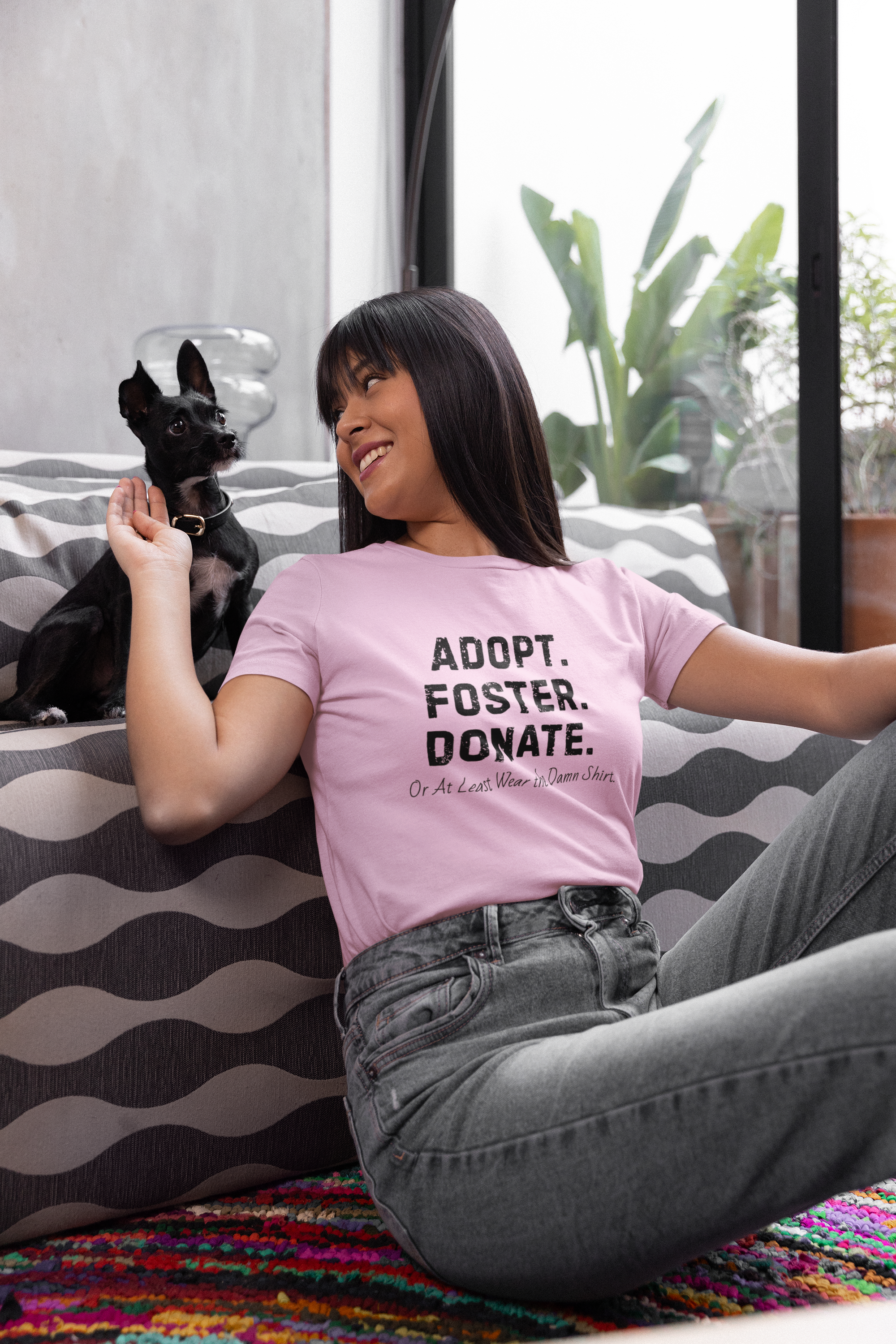 🐾🔥 Adopt. Foster. Donate. (Or At Least Wear the Damn Shirt) – Unisex T-shirt 🔥🐾 🐾🔥 Adopt. Foster. Donate. (Or At Least Wear the Damn Shirt) – Unisex T-shirt 🔥🐾