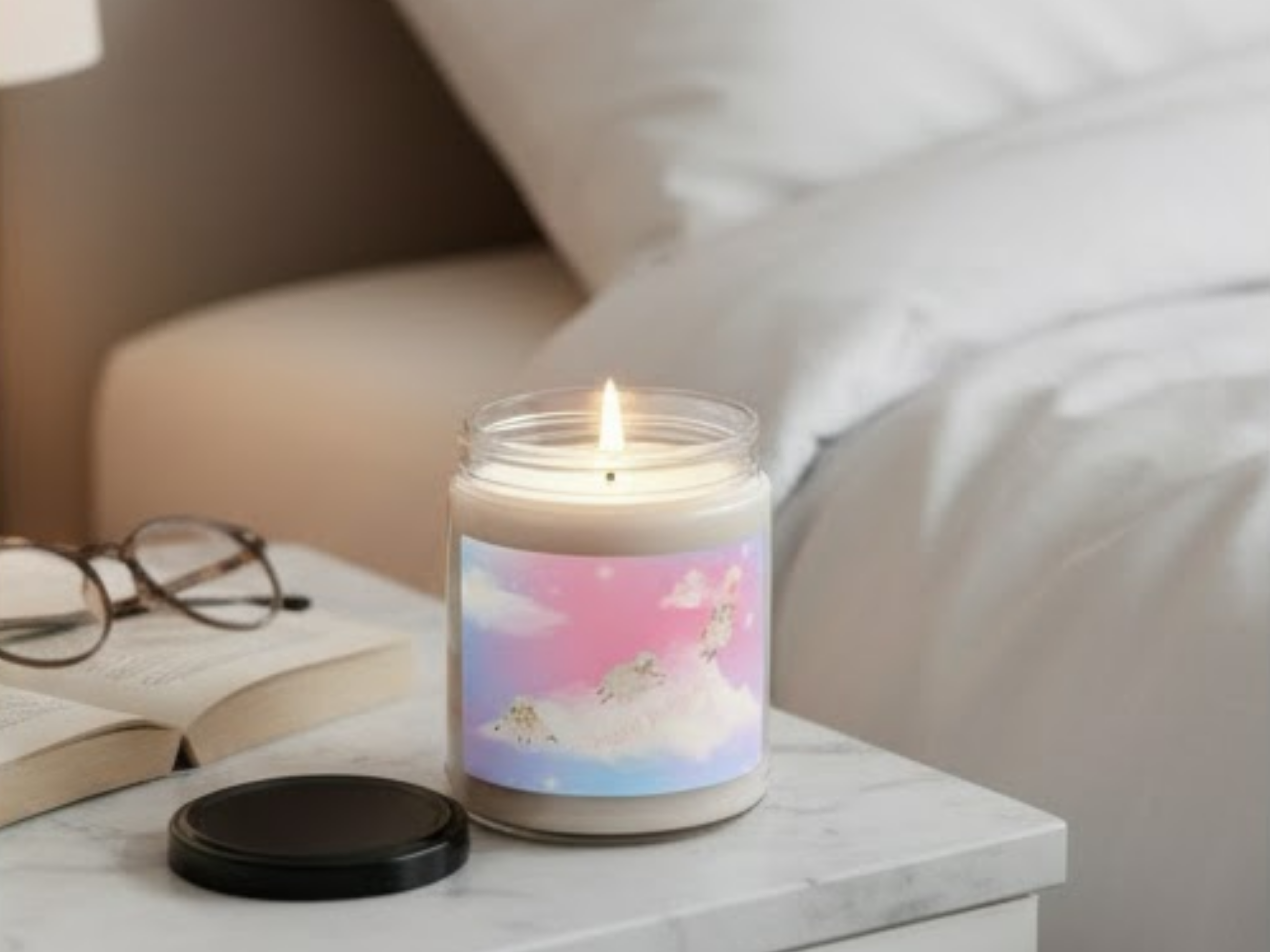 Sweet Dreams Soy Candle (9 oz) product thumbnail image Sweet Dreams Soy Candle (9 oz) product thumbnail image