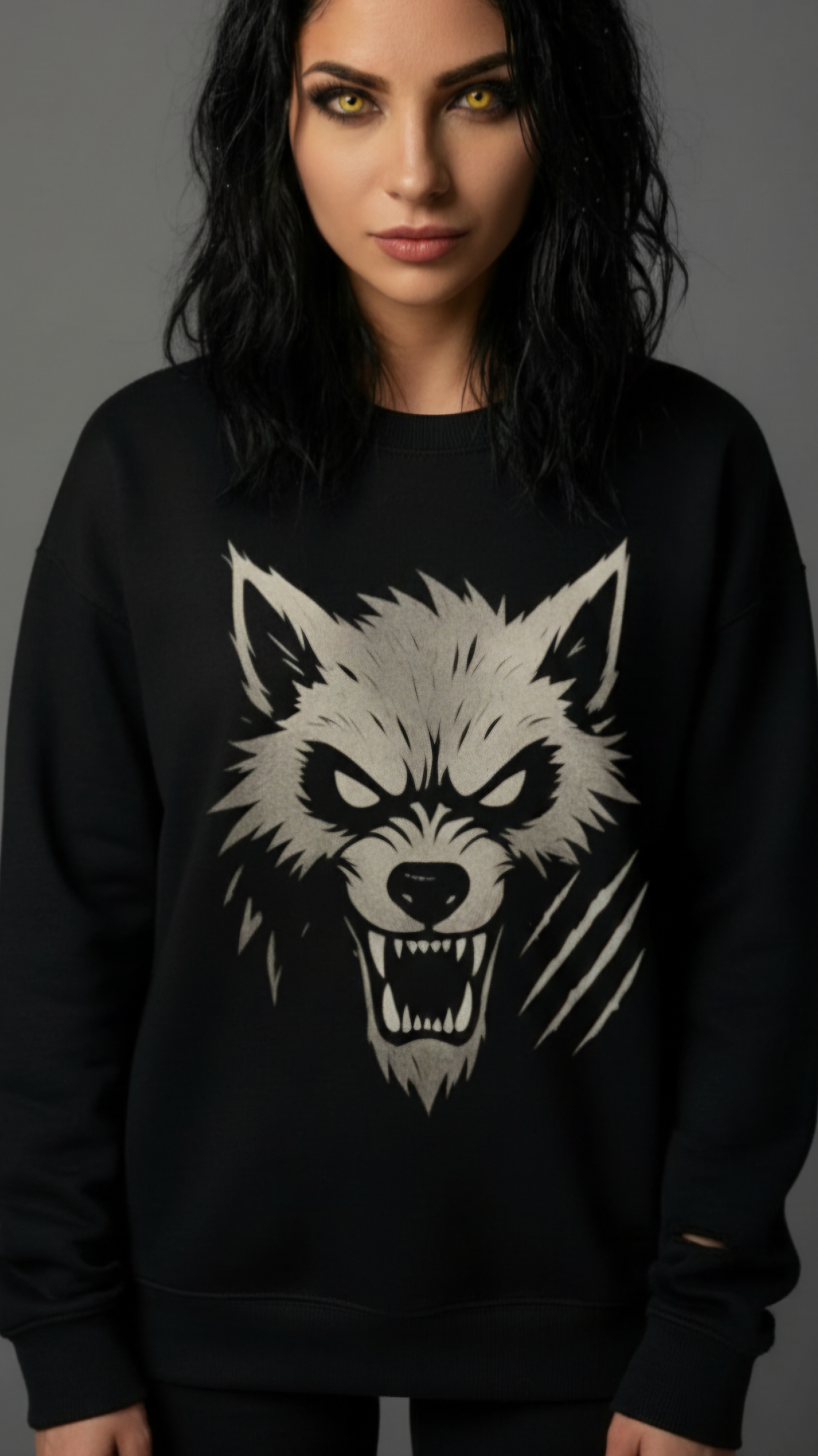 WereBeast Feral Crewneck Gildan 18000 (Black) product thumbnail image
